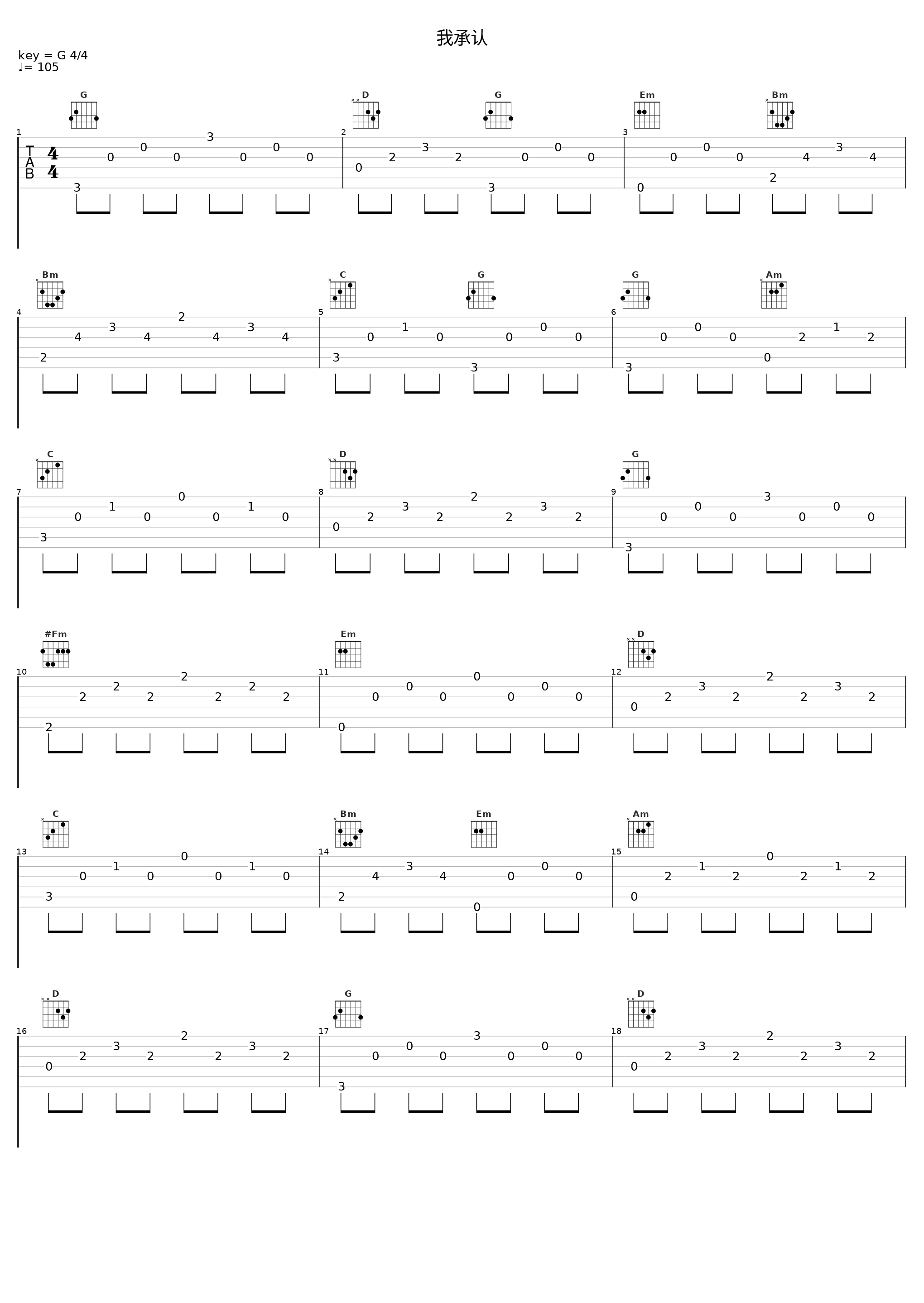 我承认_白元,洛天依,Ai_1