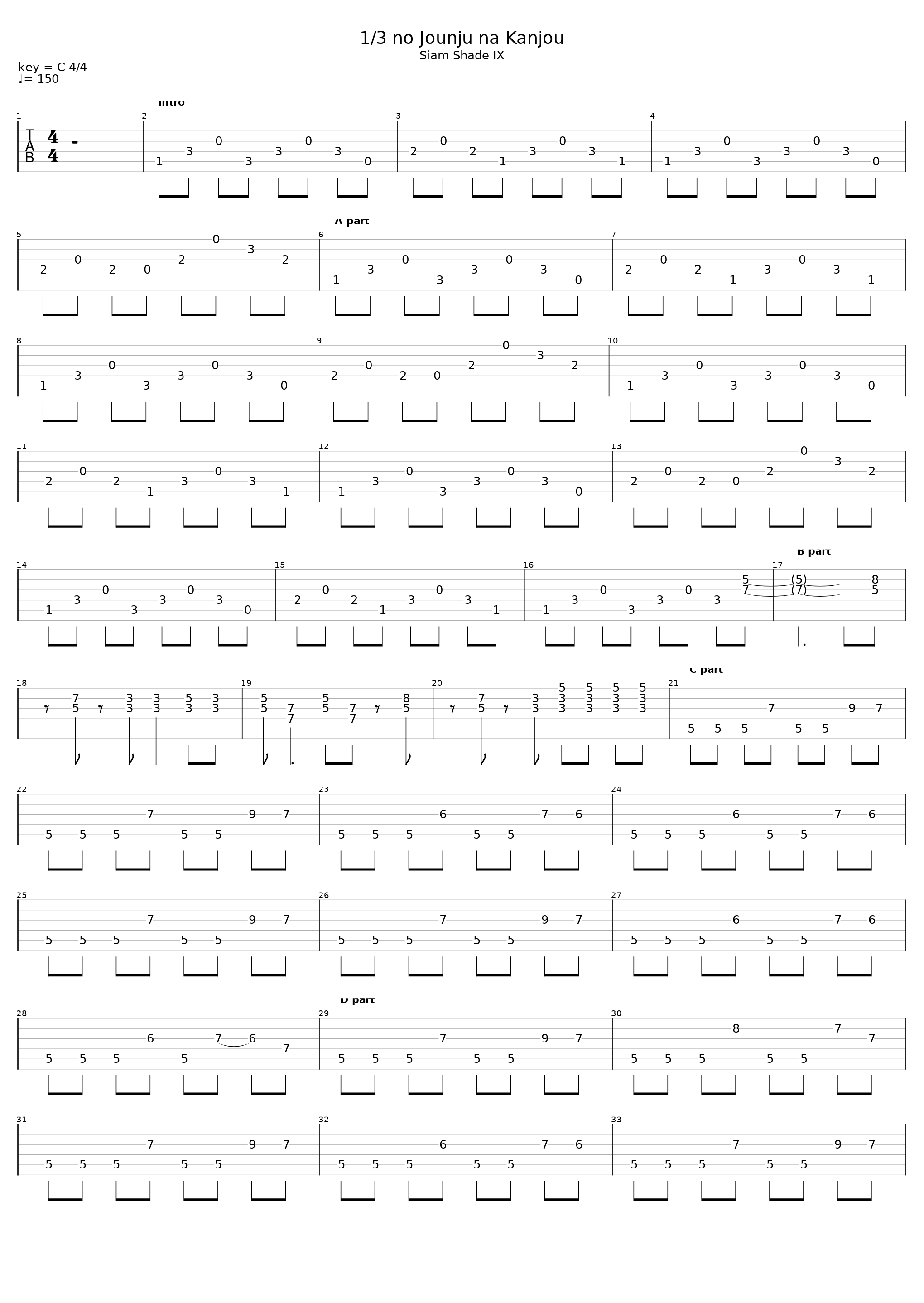 1/3 No Jounju Na Kanjou_Siam Shade_1