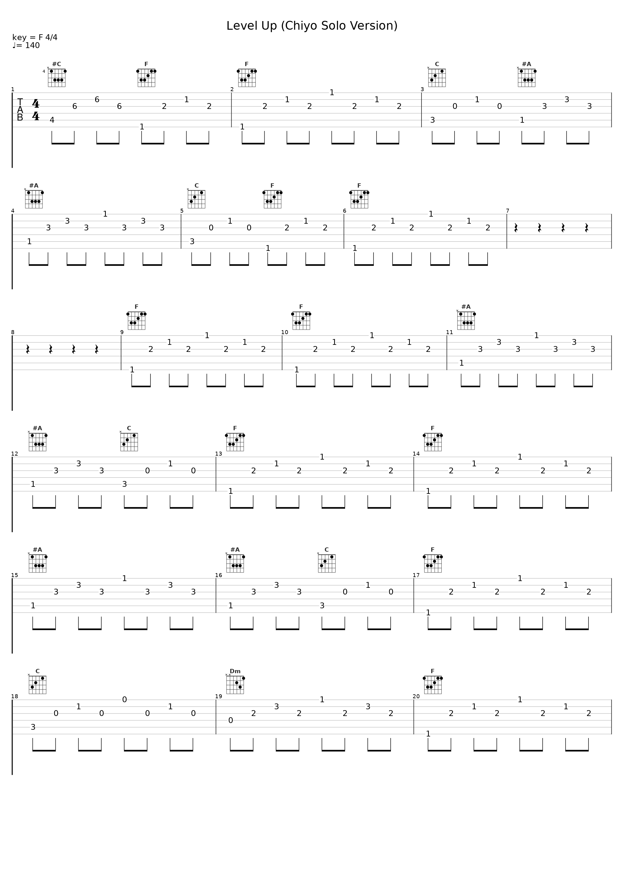 Level Up (Chiyo Solo Version)_Interlunium,Lizz Robinett_1