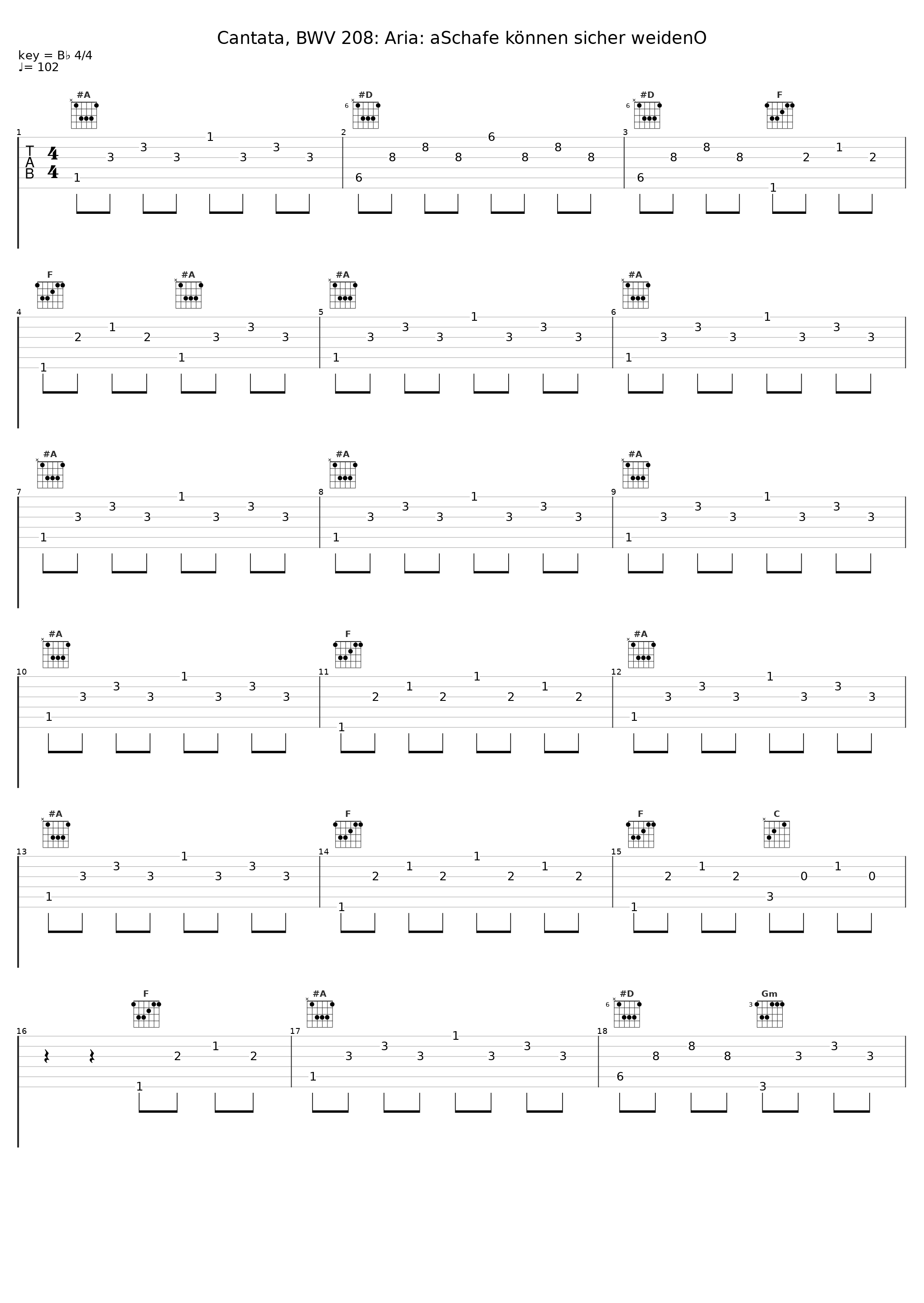 Cantata, BWV 208: Aria: aSchafe können sicher weidenO_Winfried Bönig_1