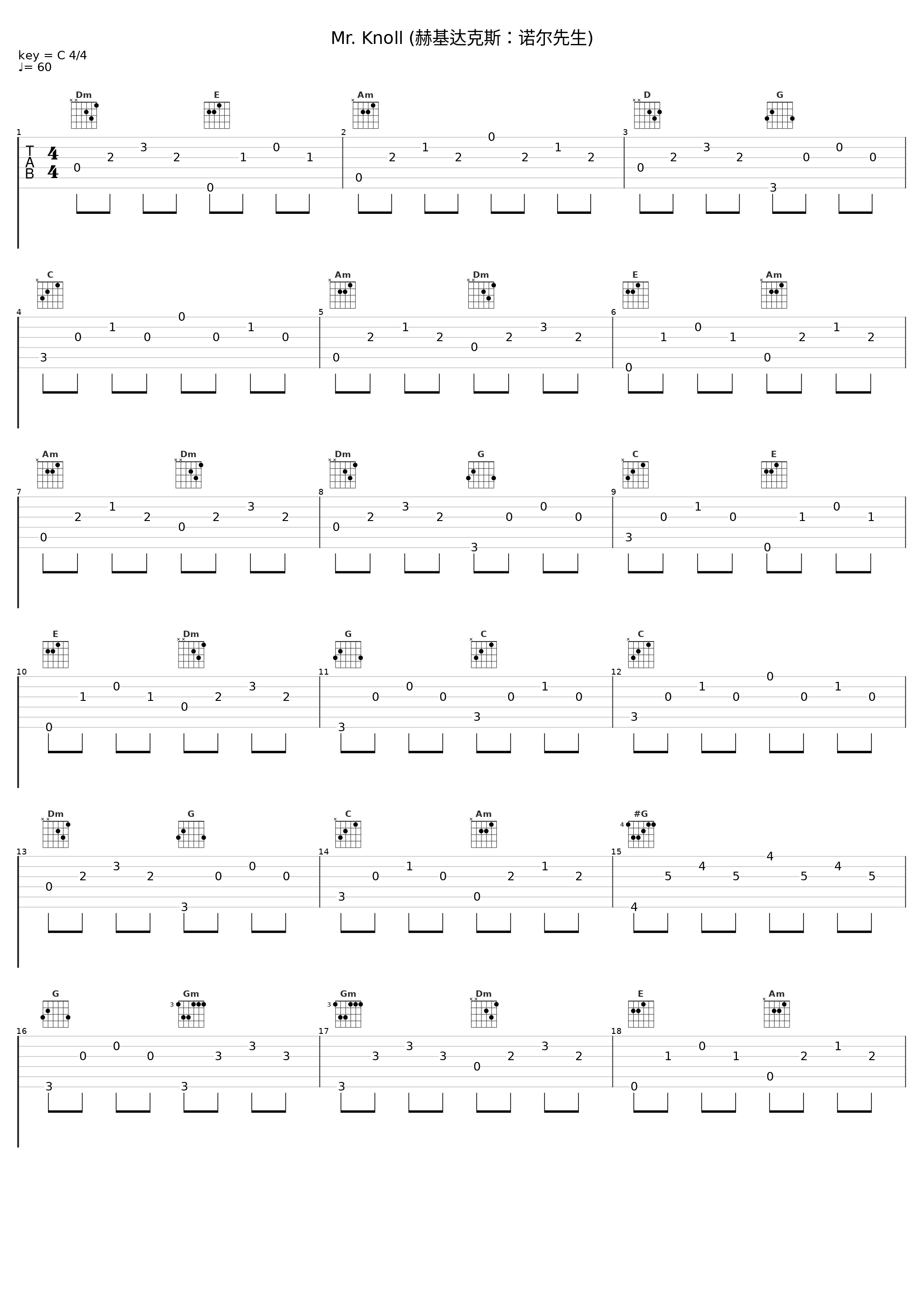 Mr. Knoll (赫基达克斯：诺尔先生)_Manos Hadjidakis_1