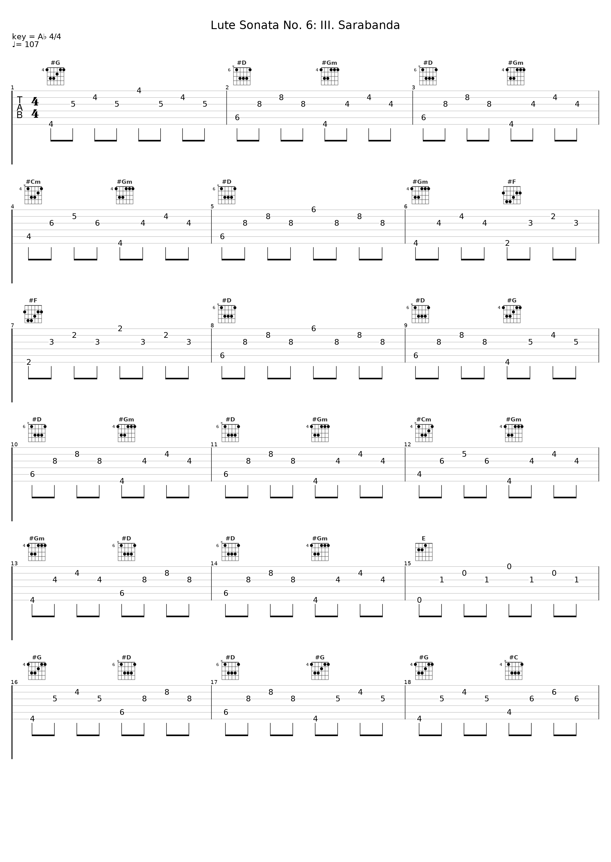 Lute Sonata No. 6: III. Sarabanda_Luciano Contini_1