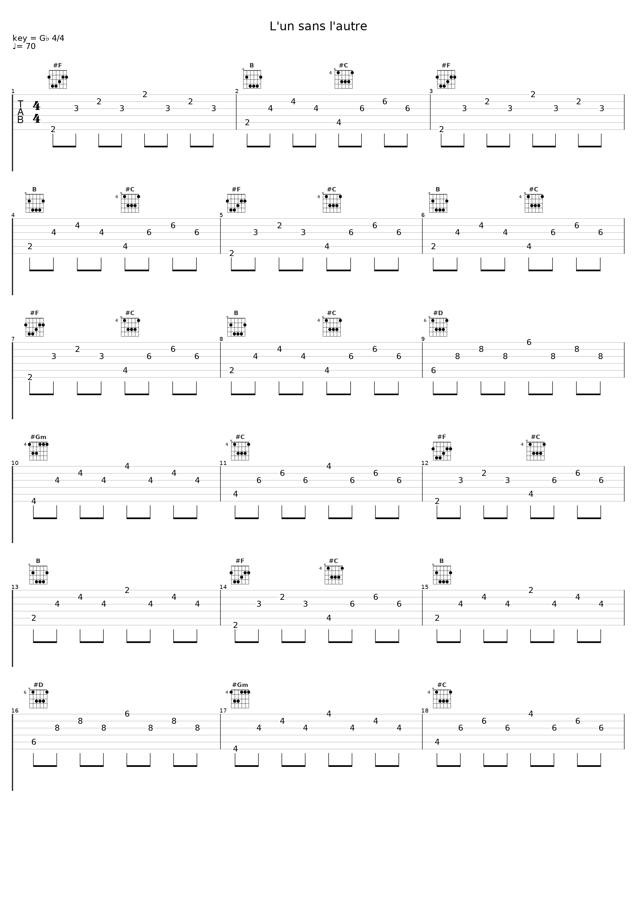 L'un sans l'autre_Michel Berger_1