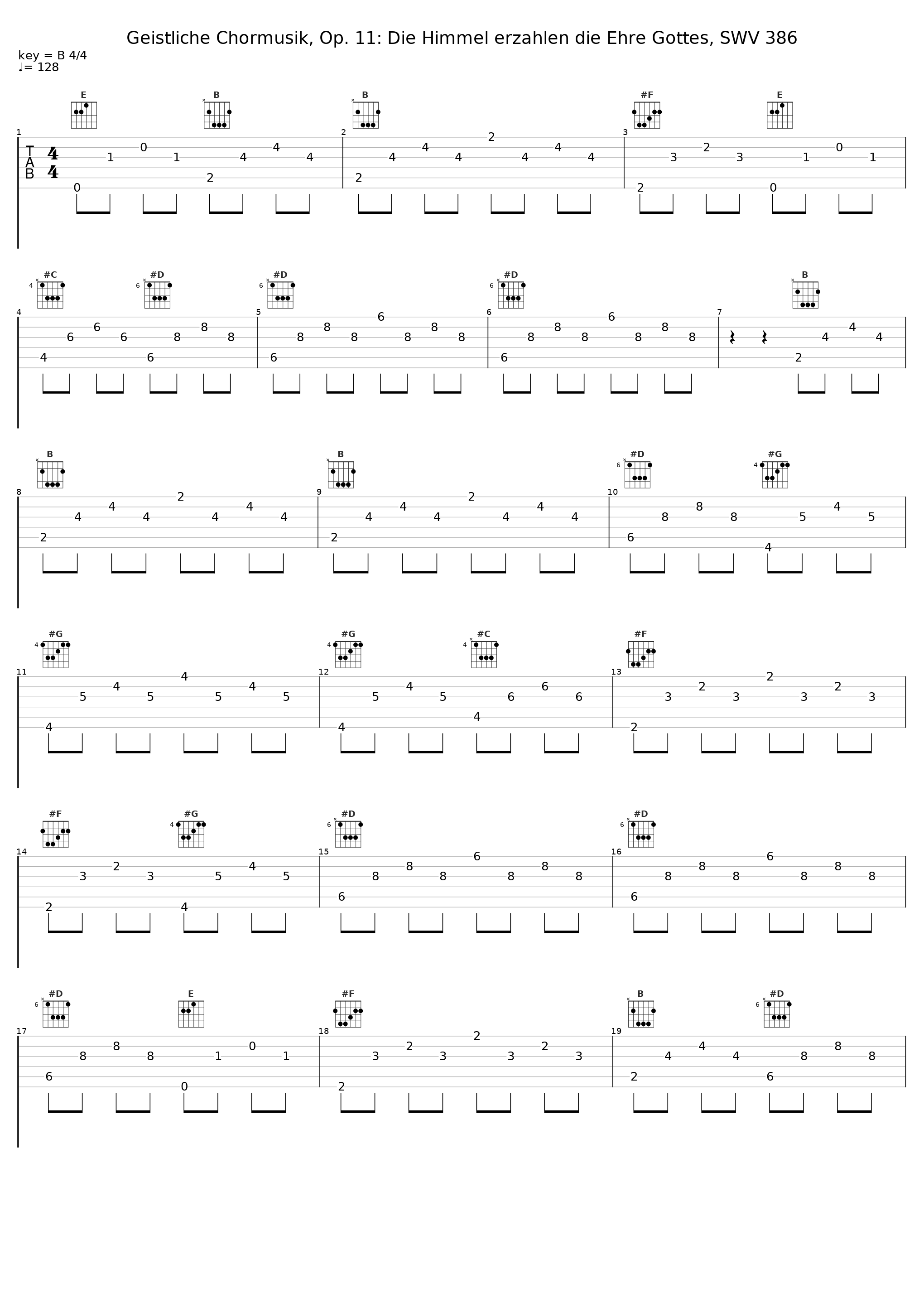 Geistliche Chormusik, Op. 11: Die Himmel erzahlen die Ehre Gottes, SWV 386_Cappella Sagittariana Dresden_1