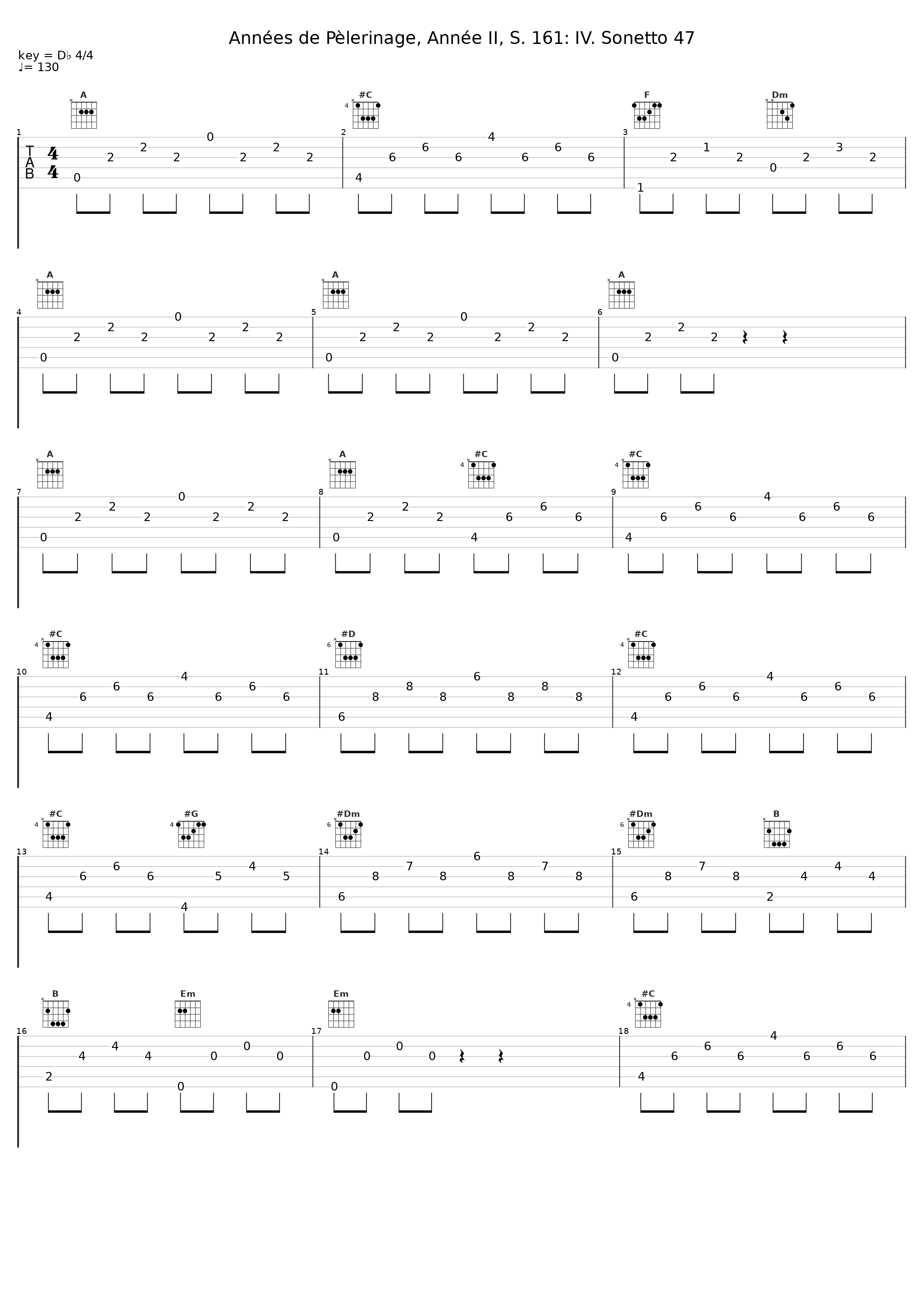 Années de Pèlerinage, Année II, S. 161: IV. Sonetto 47_Daniel Heide_1