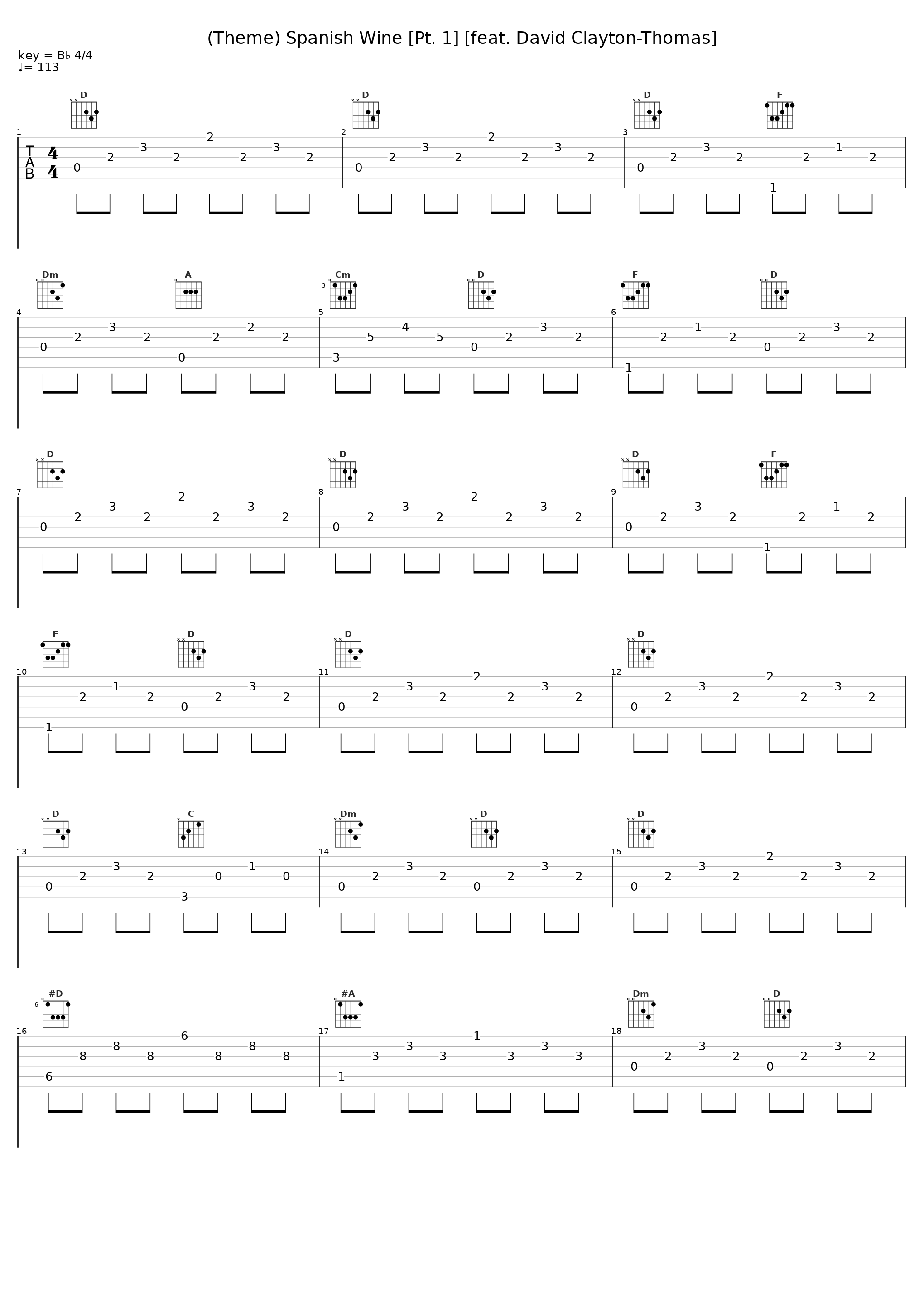 (Theme) Spanish Wine [Pt. 1] [feat. David Clayton-Thomas]_Blood, Sweat & Tears,David Clayton-Thomas_1