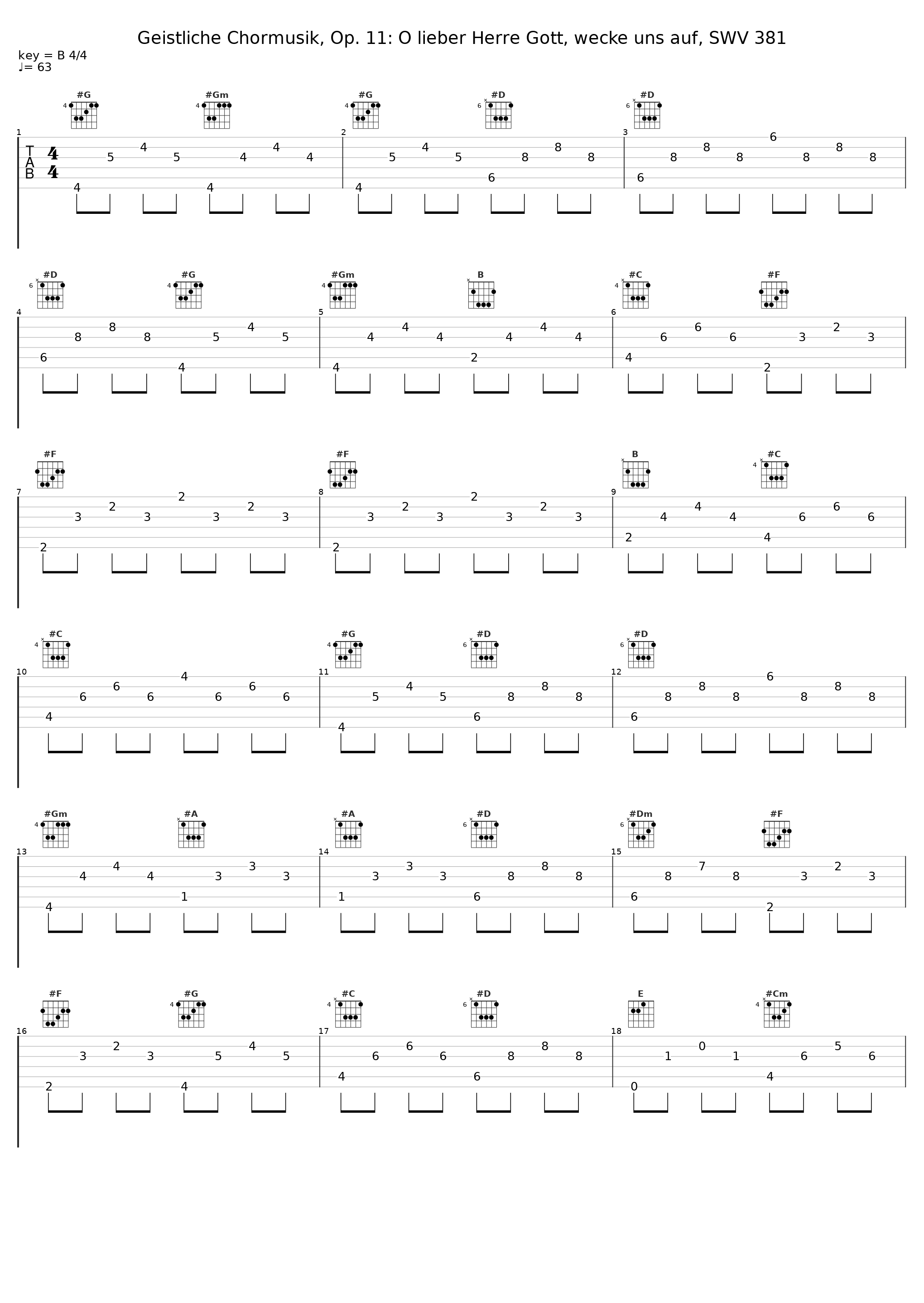 Geistliche Chormusik, Op. 11: O lieber Herre Gott, wecke uns auf, SWV 381_Cappella Sagittariana Dresden_1