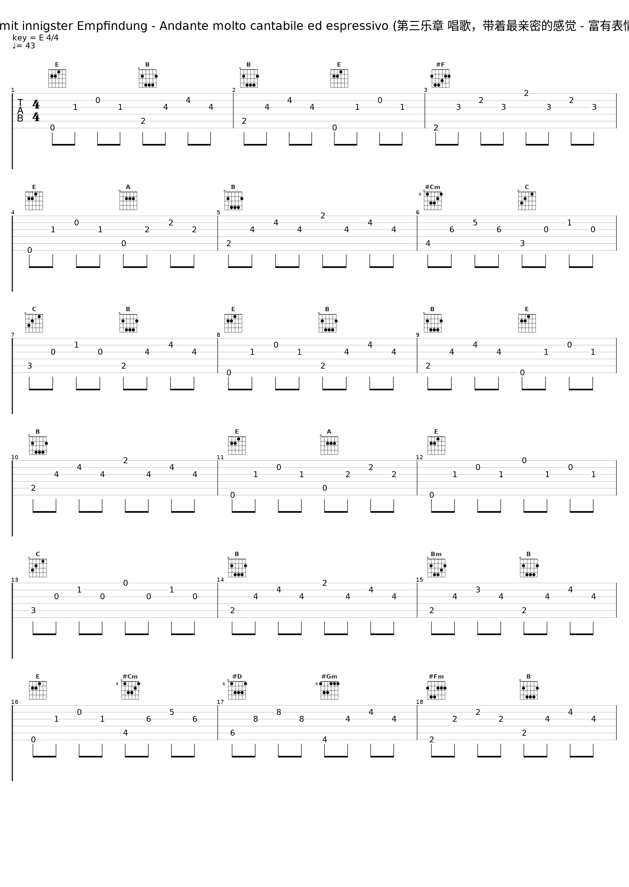 III. Gesangvoll, mit innigster Empfindung - Andante molto cantabile ed espressivo (第三乐章 唱歌，带着最亲密的感觉 - 富有表情的且如歌的行板)_Emil Gilels_1