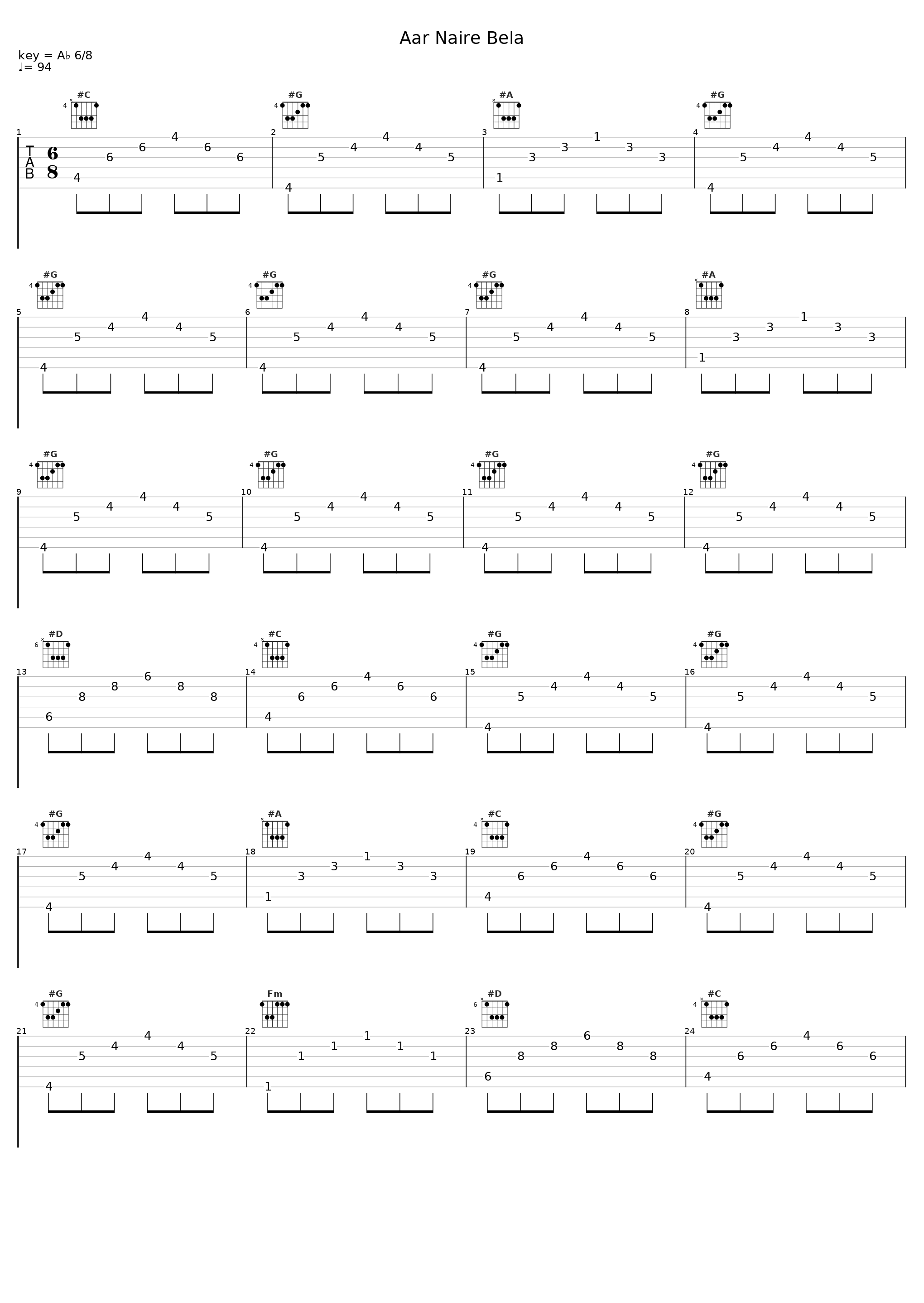 Aar Naire Bela_Srabani Sen,Rabindranath Tagore_1