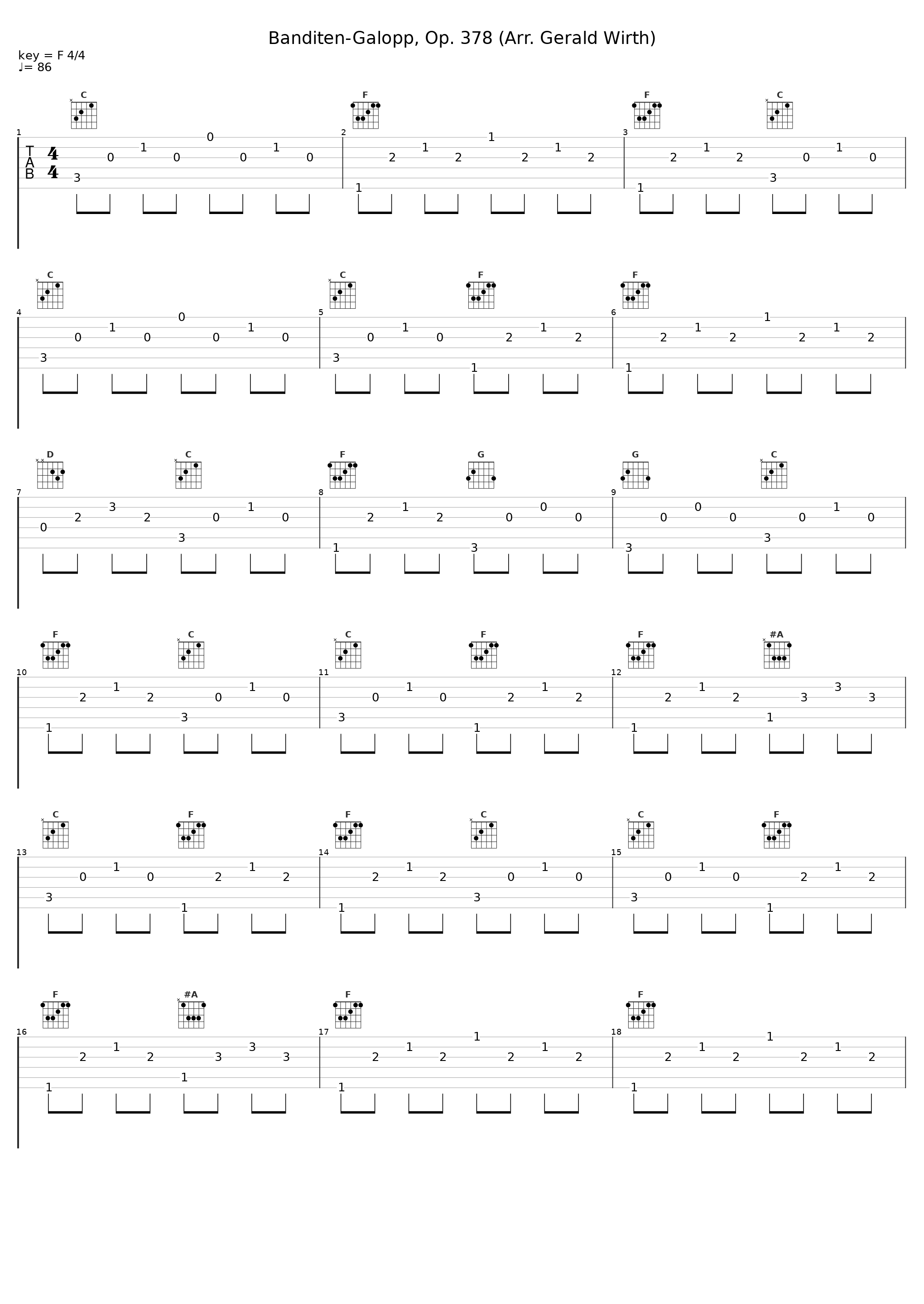 Banditen-Galopp, Op. 378 (Arr. Gerald Wirth)_Wiener Sängerknaben,Gerald Wirth,Salonorchester Alt Wien_1