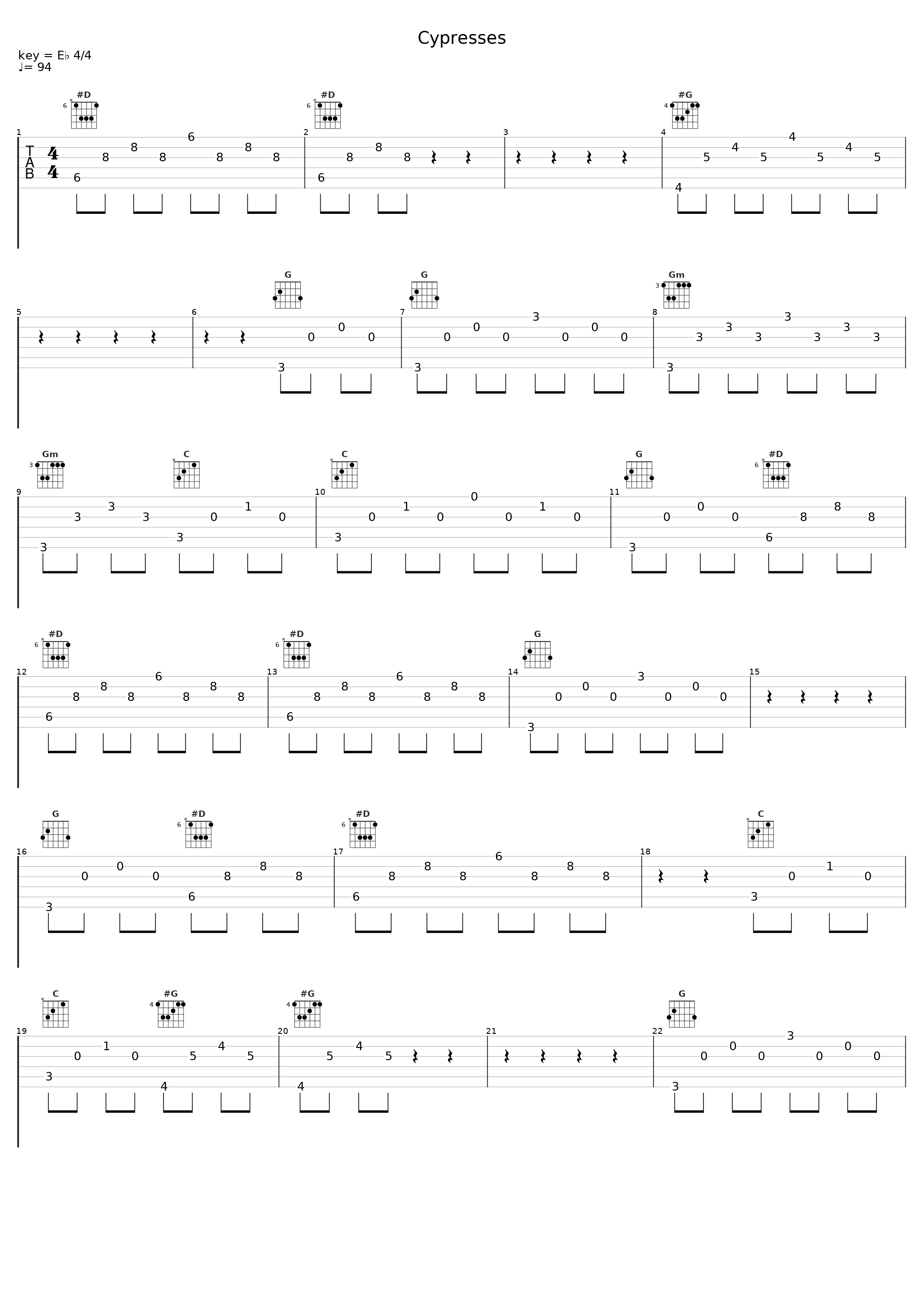 Cypresses_Wojciech Kilar_1