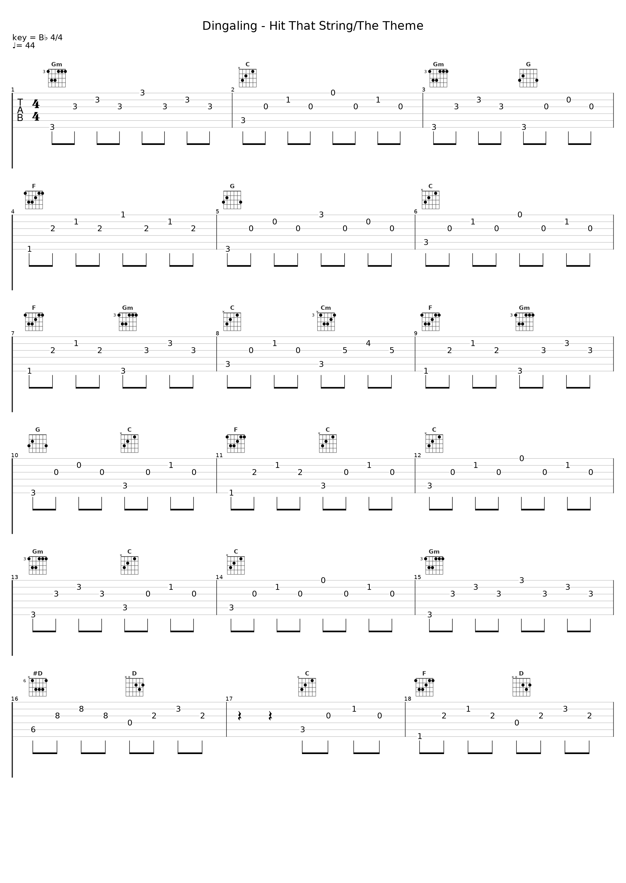 Dingaling - Hit That String/The Theme_The Creeps_1