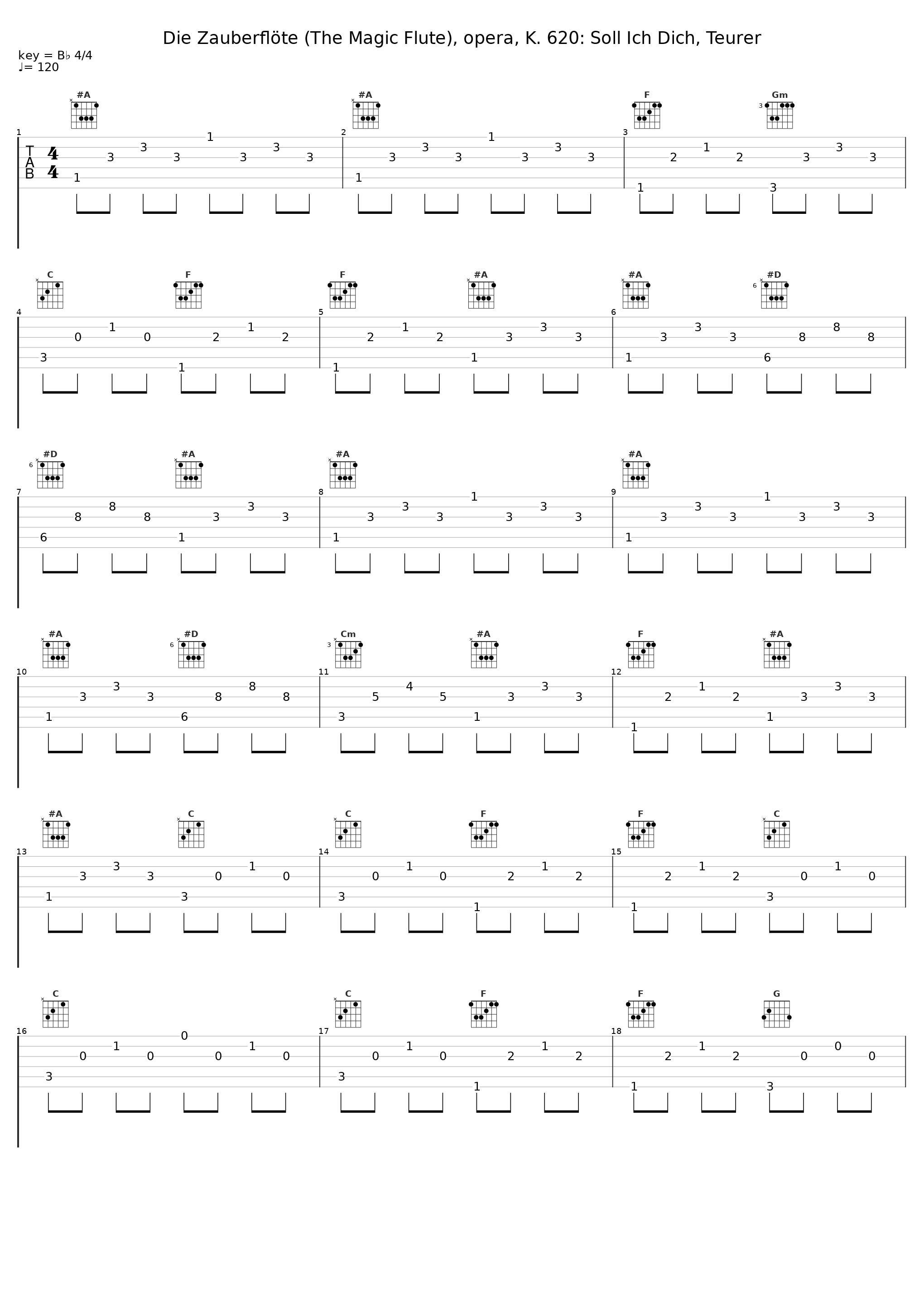 Die Zauberflöte (The Magic Flute), opera, K. 620: Soll Ich Dich, Teurer_Leonard Bernstein,Neville Marriner,Karl Böhm_1