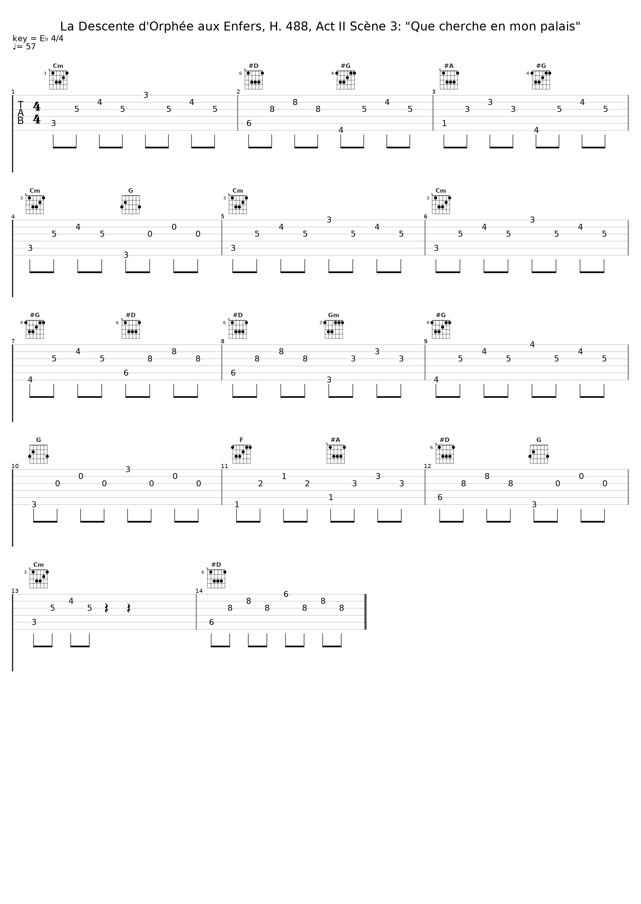 La Descente d'Orphée aux Enfers, H. 488, Act II Scène 3: "Que cherche en mon palais"_Sébastien Daucé,Ensemble Correspondances,Nicolas Brooymans_1