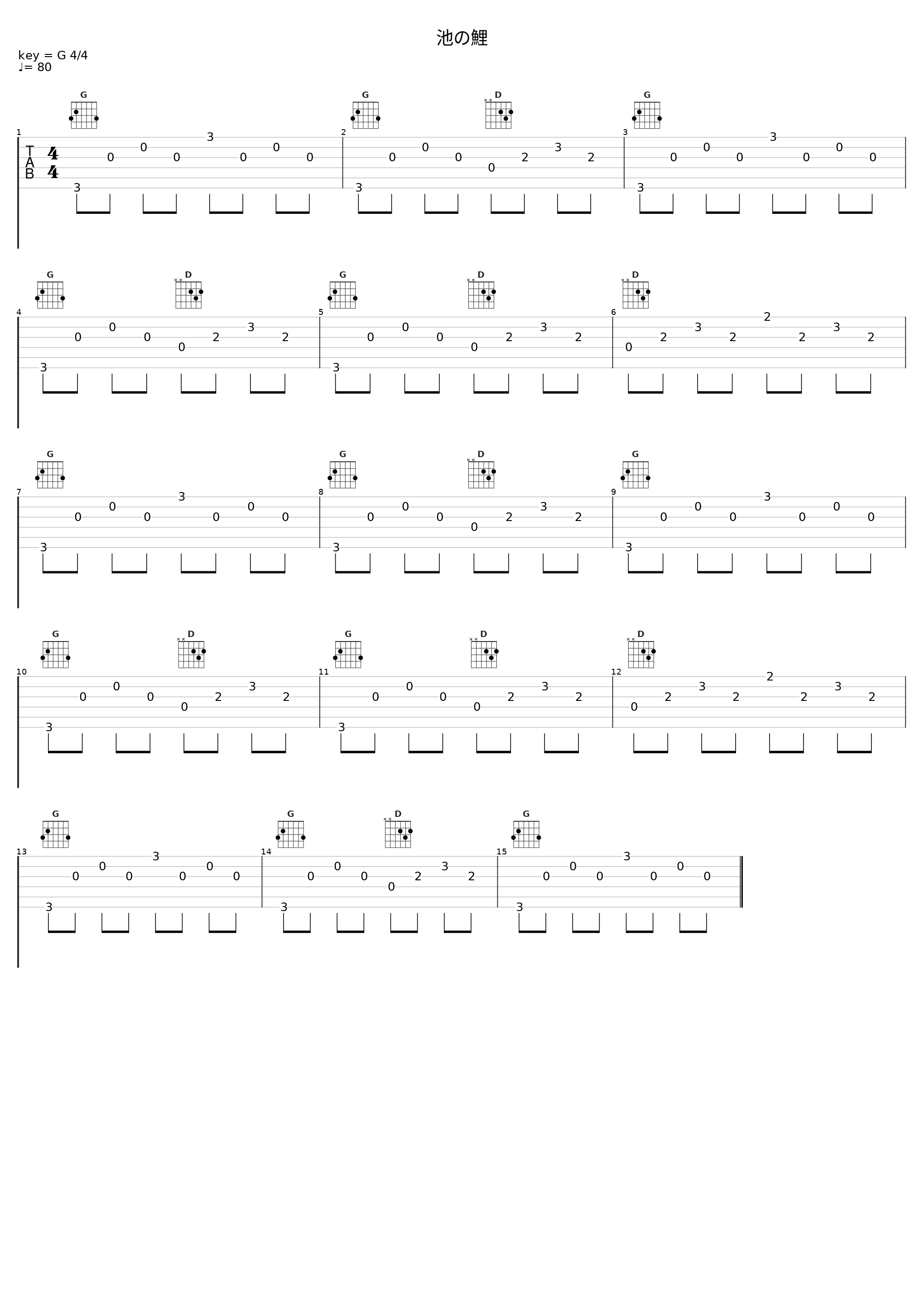 池の鯉_杉並児童合唱団_1