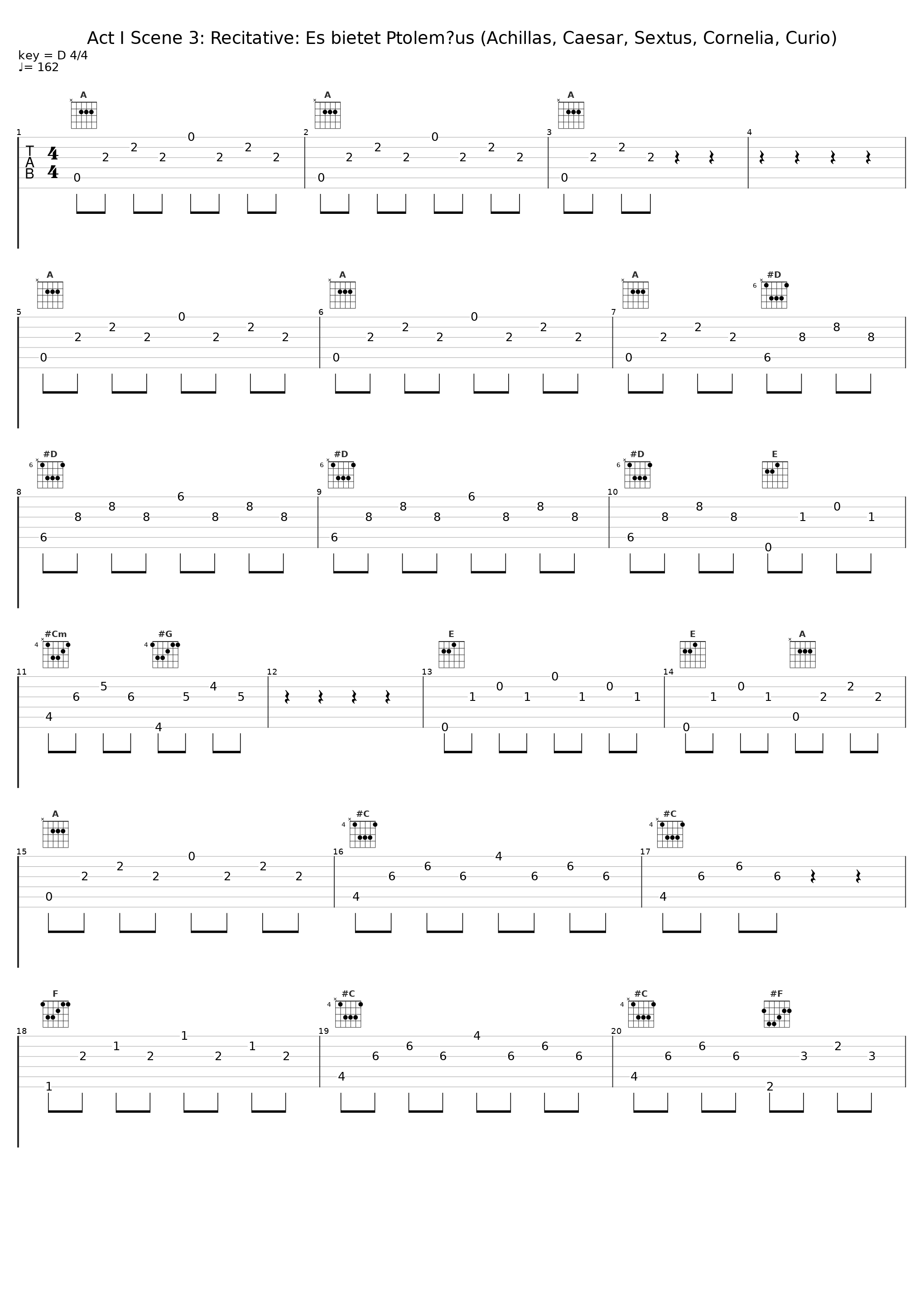 Act I Scene 3: Recitative: Es bietet Ptolemäus (Achillas, Caesar, Sextus, Cornelia, Curio)_Hans Günter Nöcker,Walter Berry,Fritz Wunderlich,Christa Ludwig_1