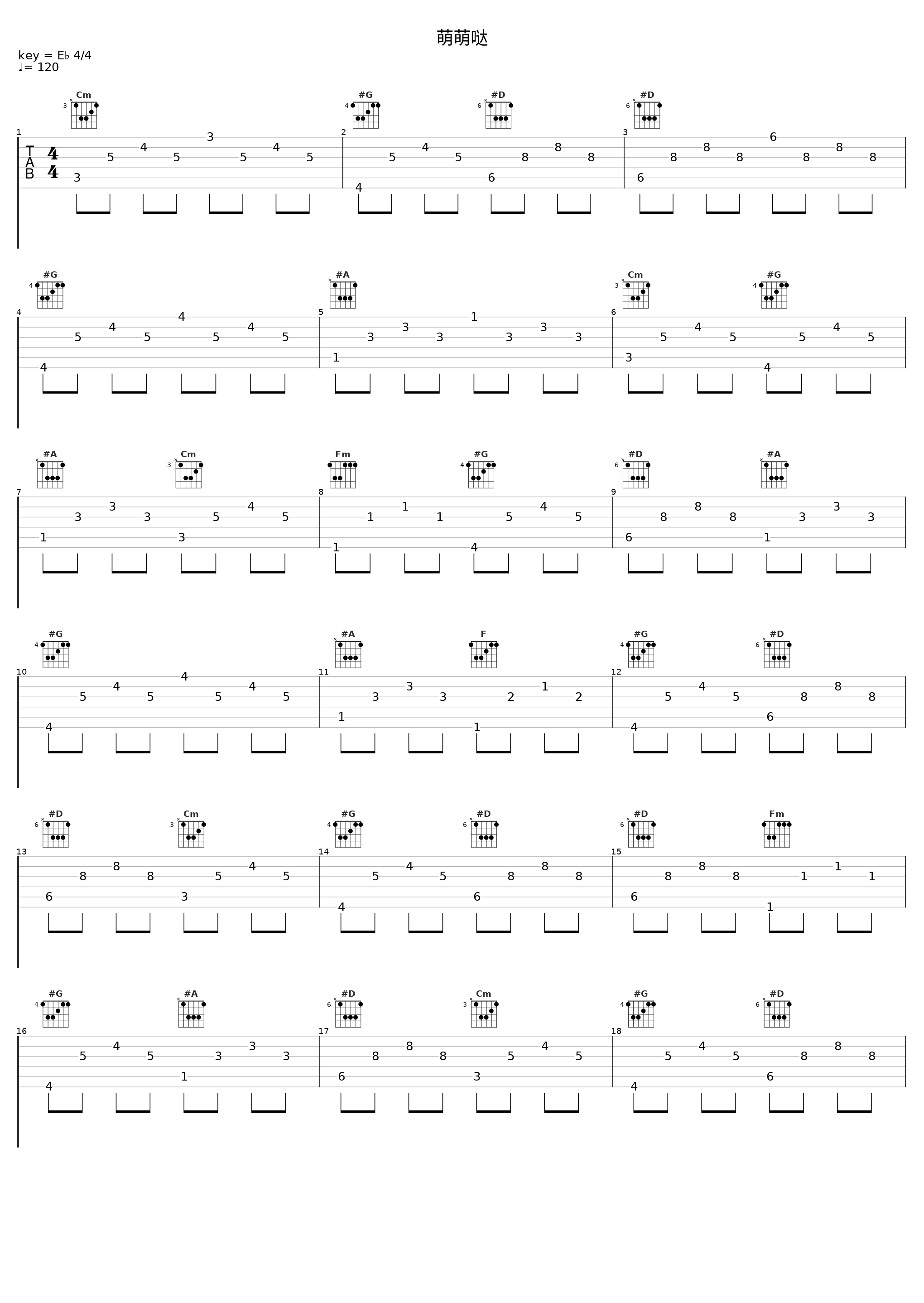 萌萌哒_童可可_1