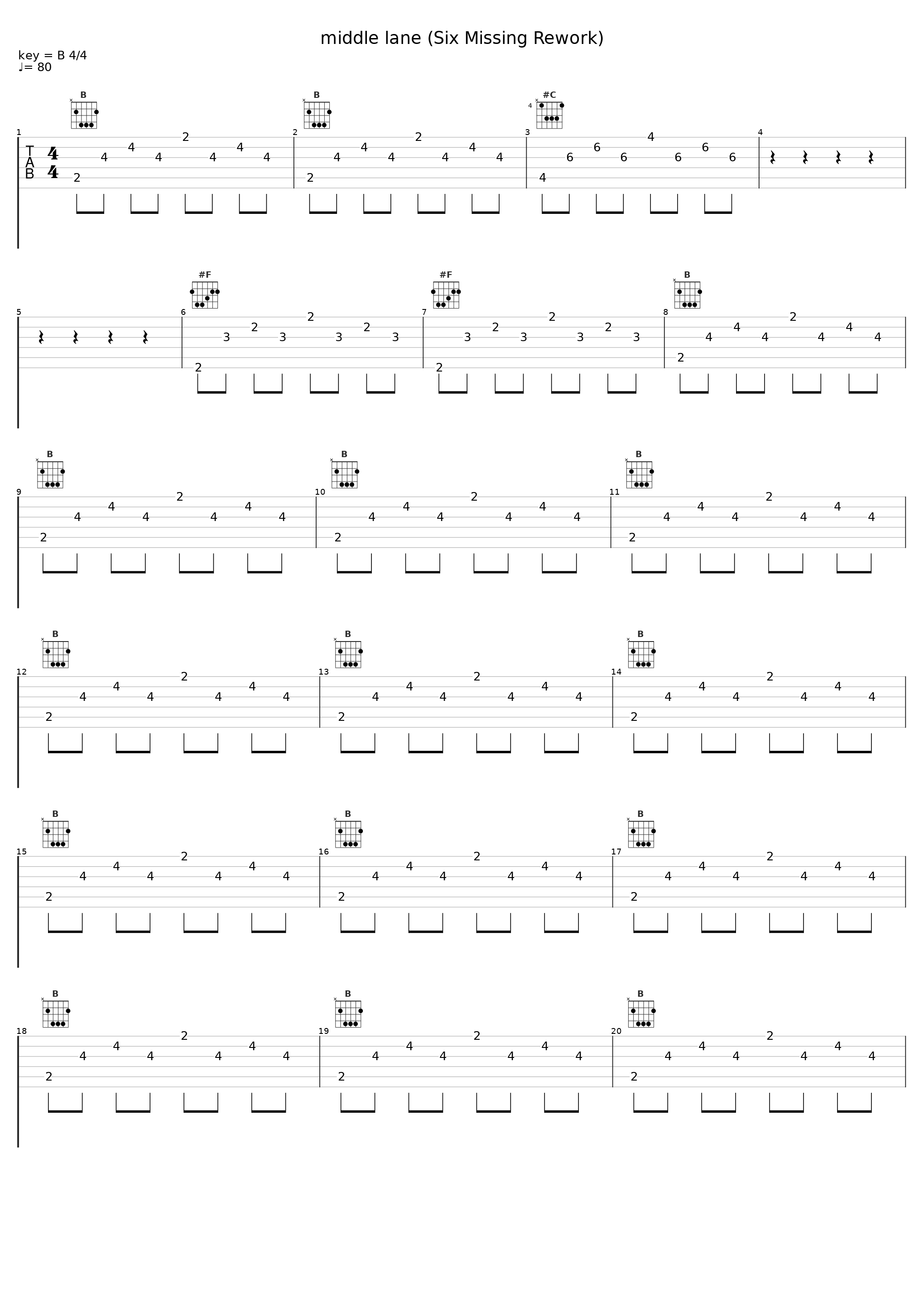 middle lane (Six Missing Rework)_Maxx,Six Missing_1