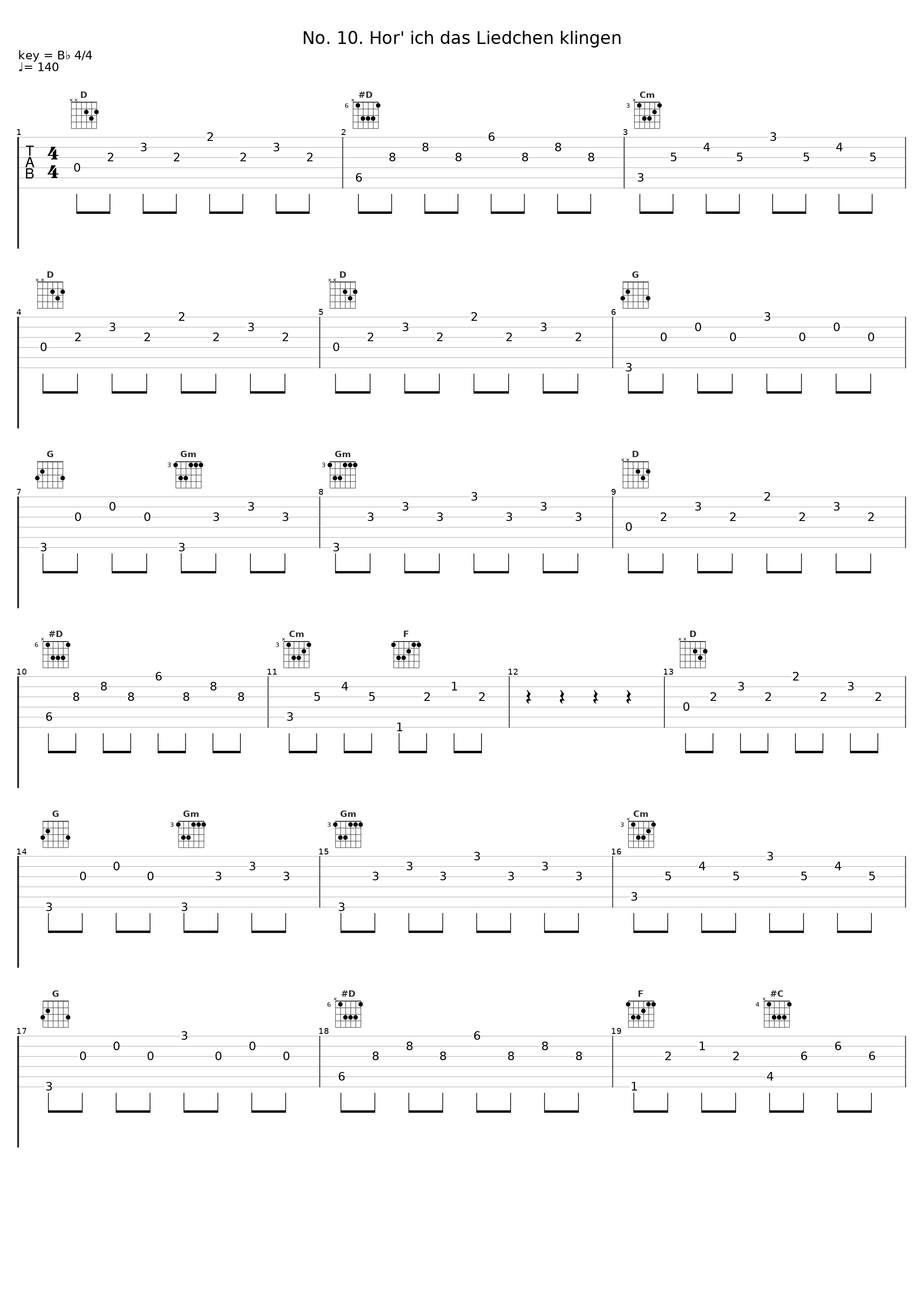 No. 10. Hor' ich das Liedchen klingen_Fritz Wunderlich,Hubert Giesen_1