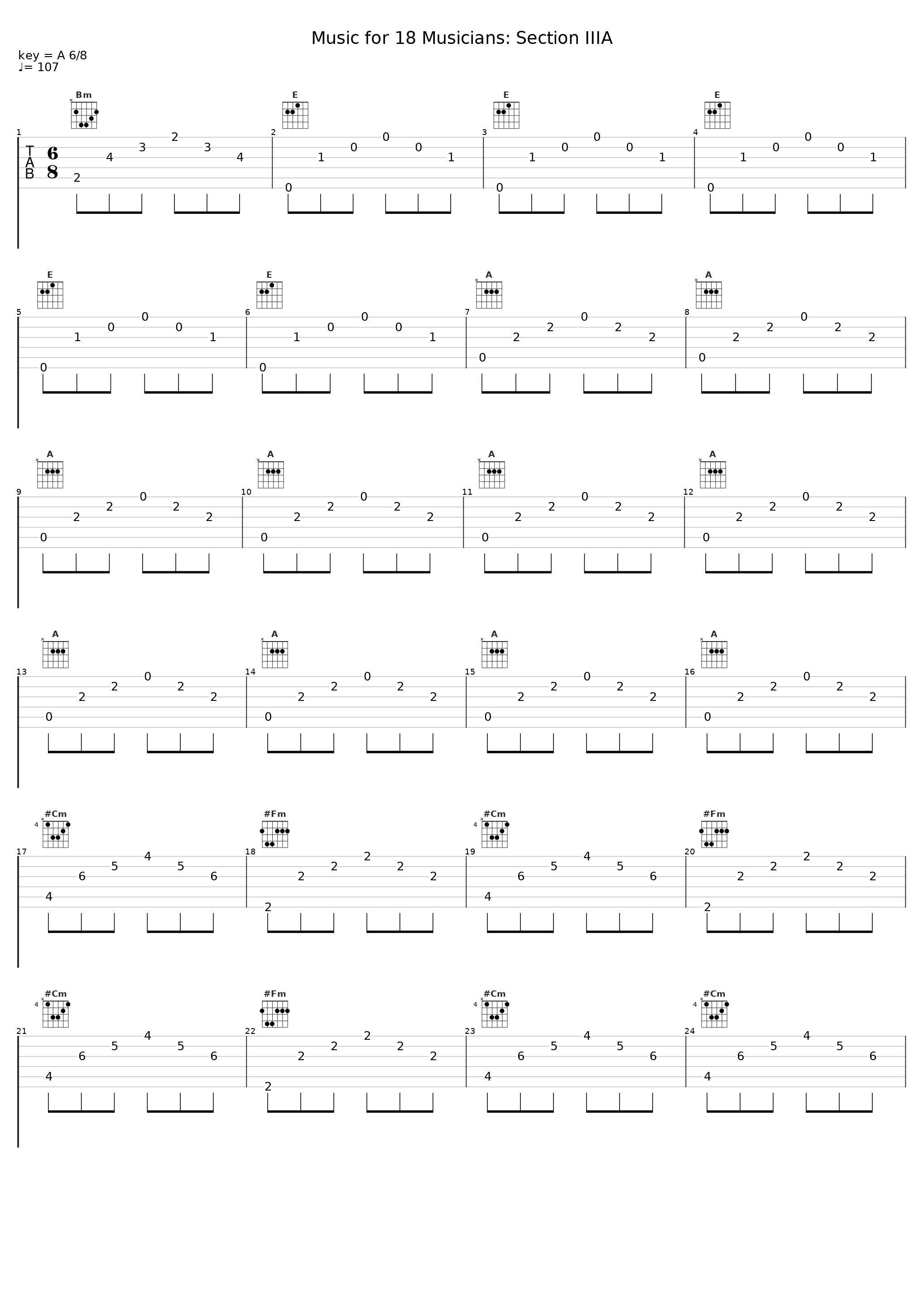 Music for 18 Musicians: Section IIIA_Steve Reich,Musicians_1