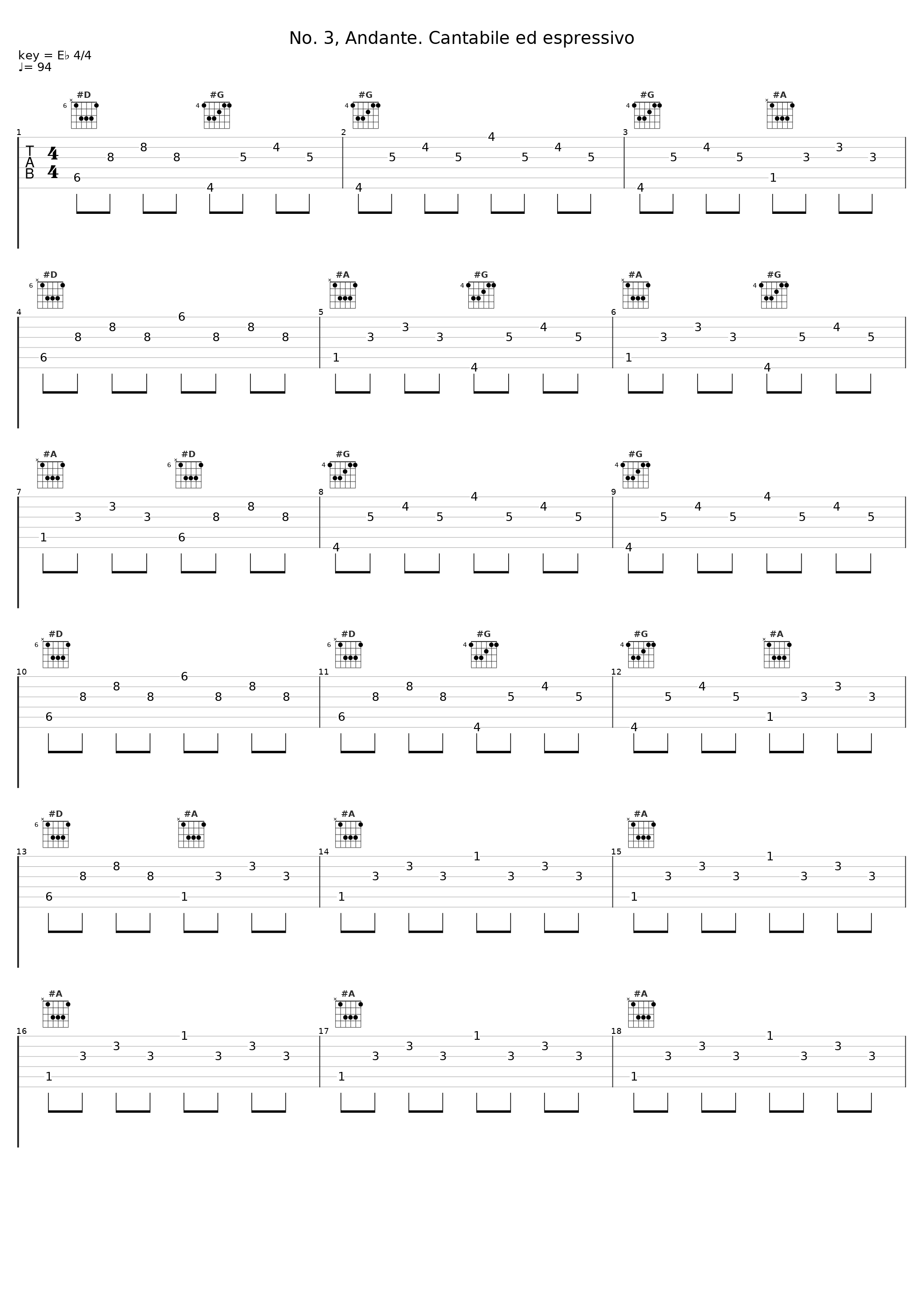 No. 3, Andante. Cantabile ed espressivo_Théodore Paraskivesco_1