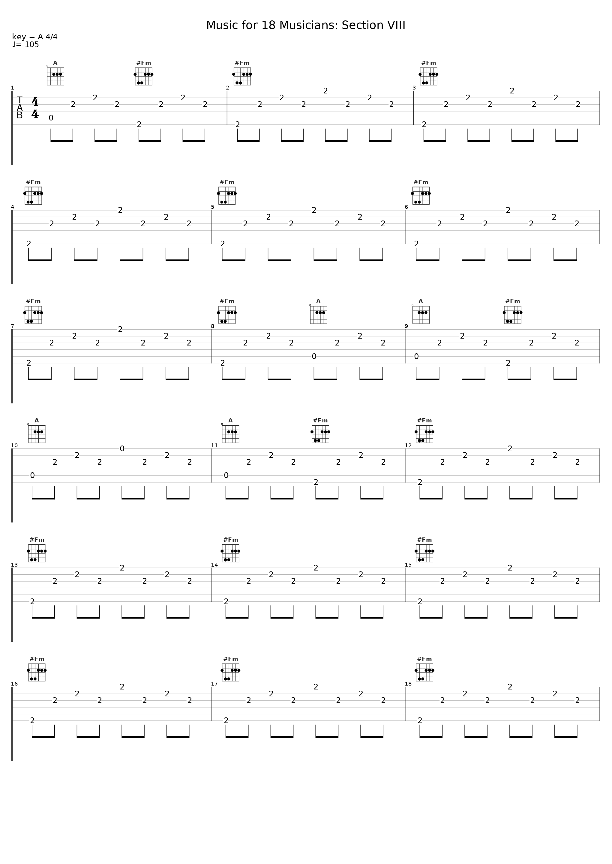 Music for 18 Musicians: Section VIII_Steve Reich,Musicians_1