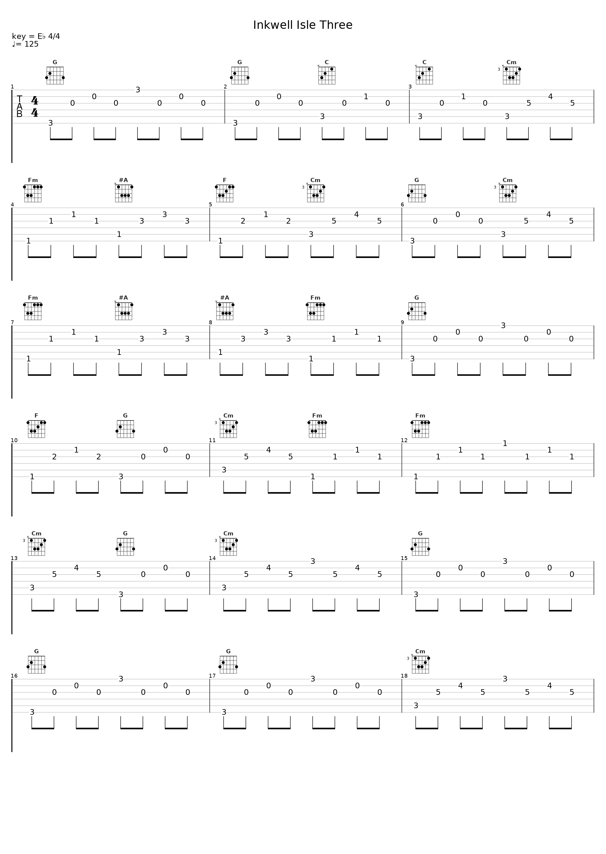 Inkwell Isle Three_Sheet Music Boss_1