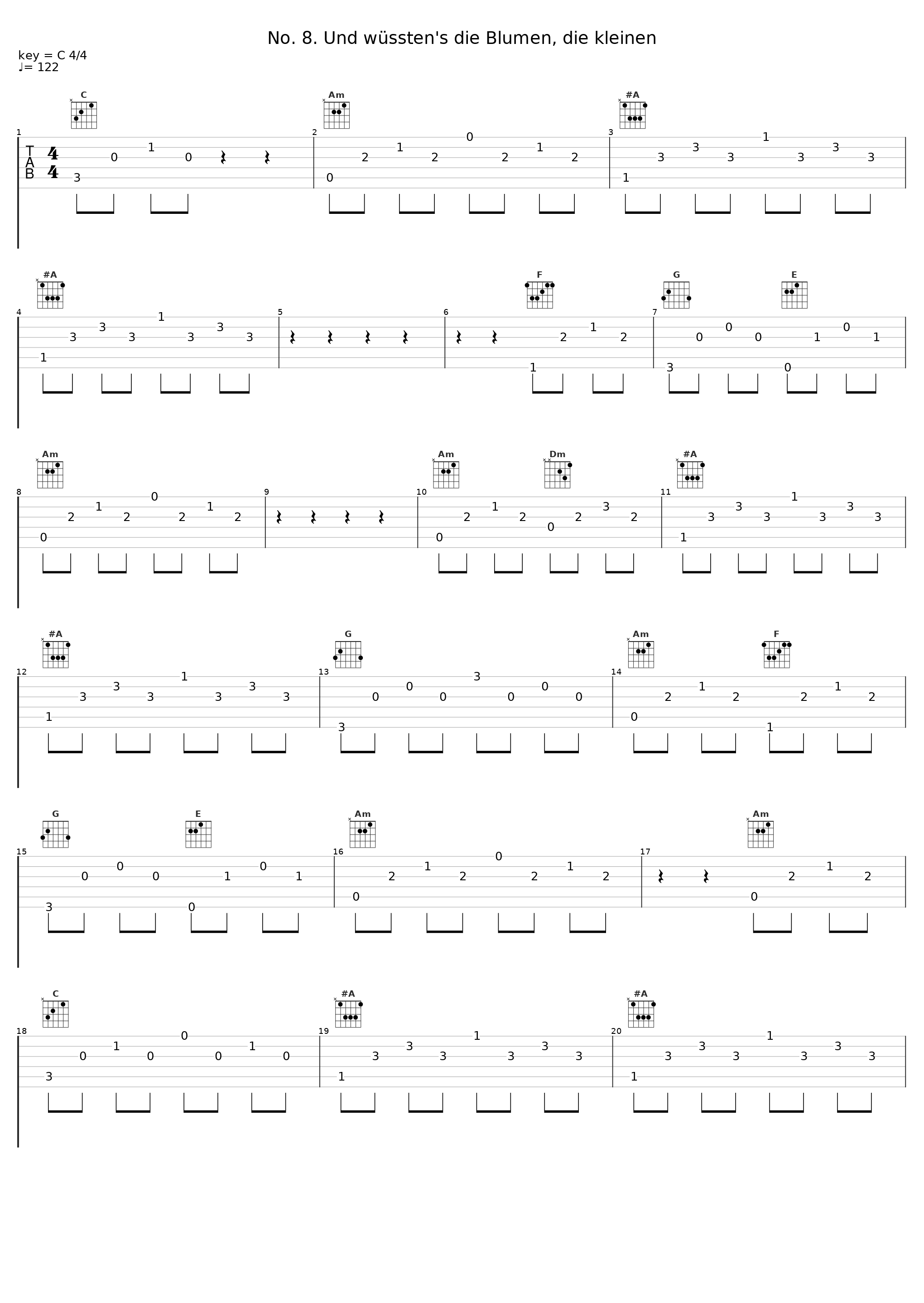 No. 8. Und wüssten's die Blumen, die kleinen_Fritz Wunderlich,Hubert Giesen_1