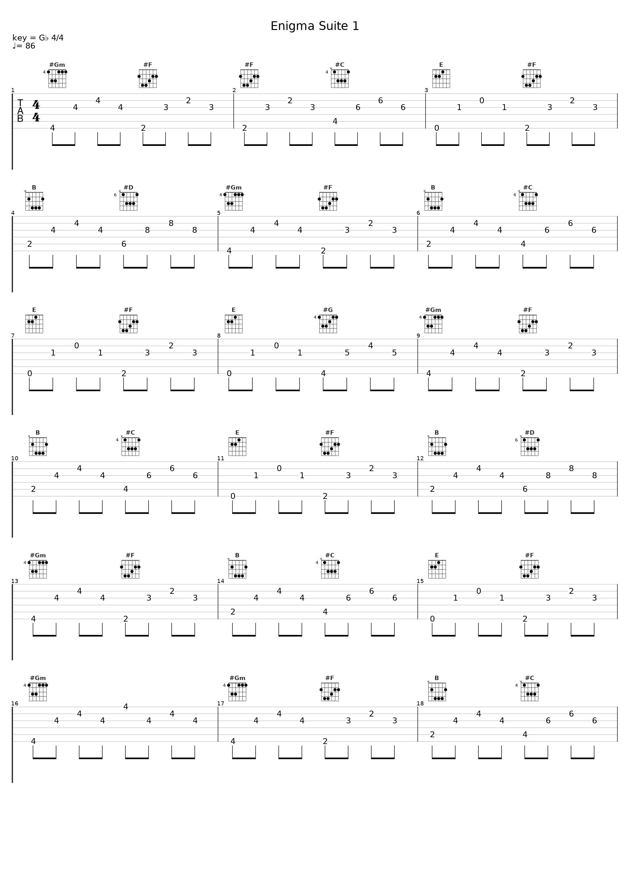 Enigma Suite 1_キセノンP,初音未来,镜音铃,镜音连,巡音流歌_1