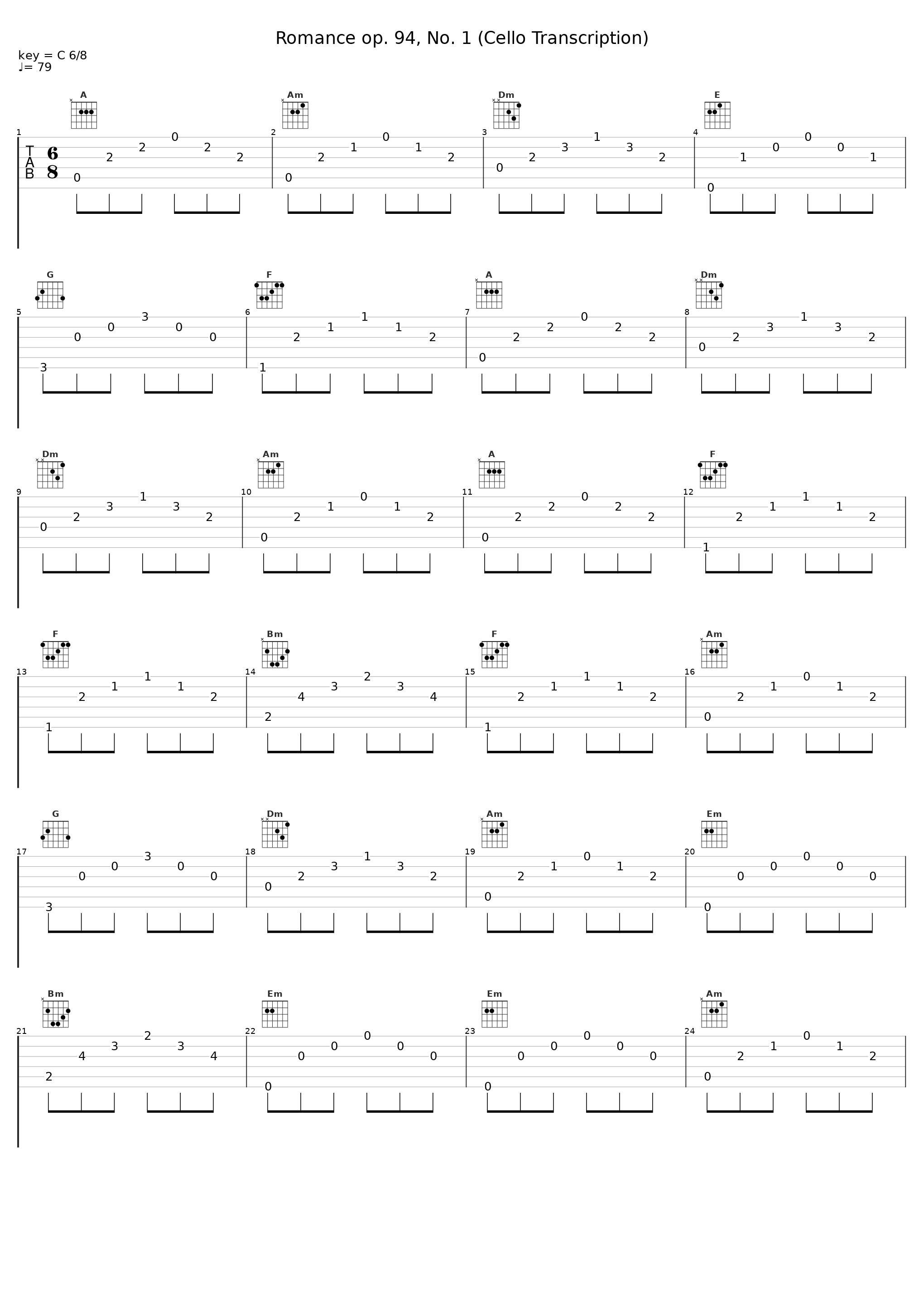 Romance op. 94, No. 1 (Cello Transcription)_Cello Music DEA Channel,Classical Music DEA Channel,Relaxing Classical Music Academy_1