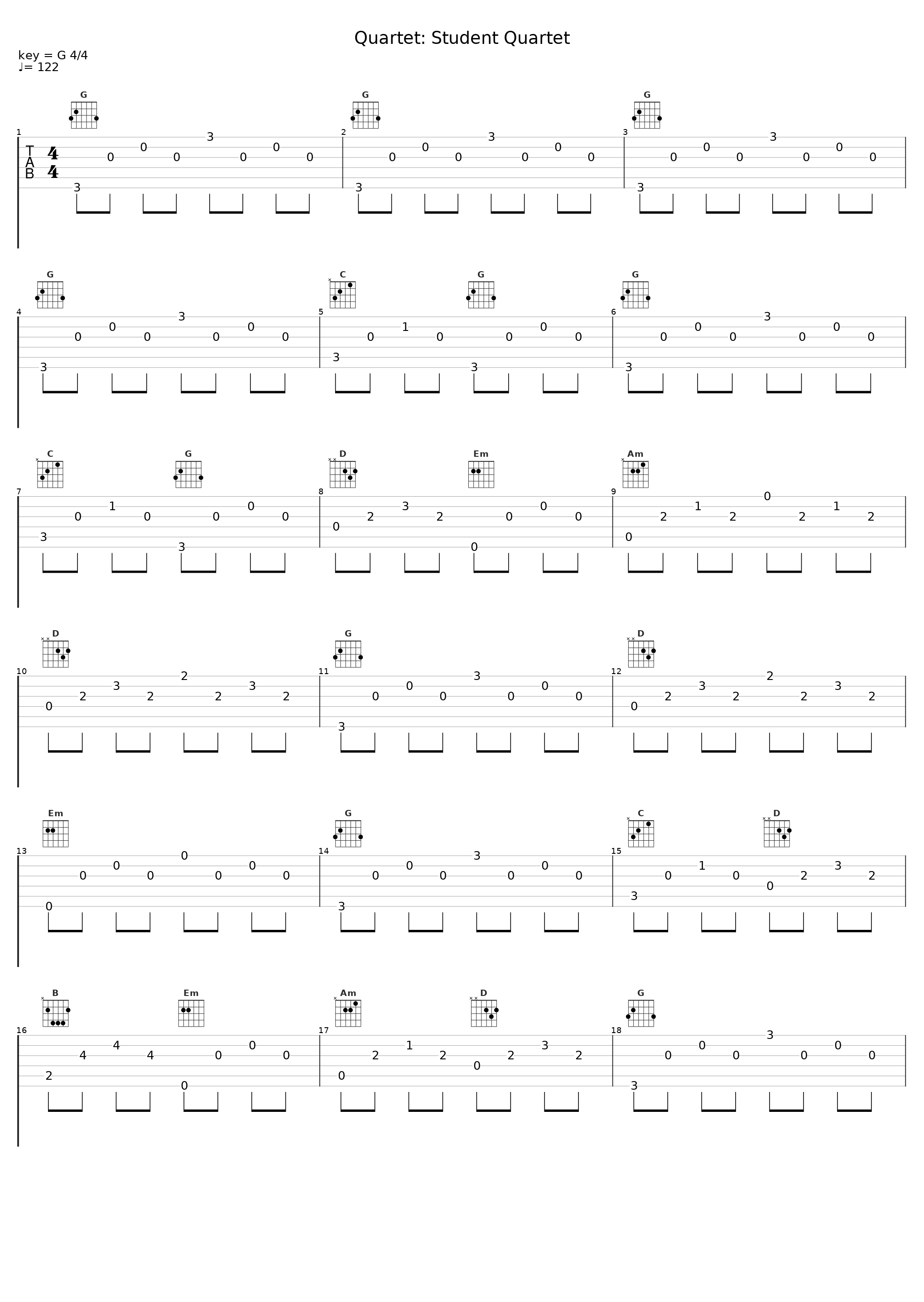 Quartet: Student Quartet_久石让_1