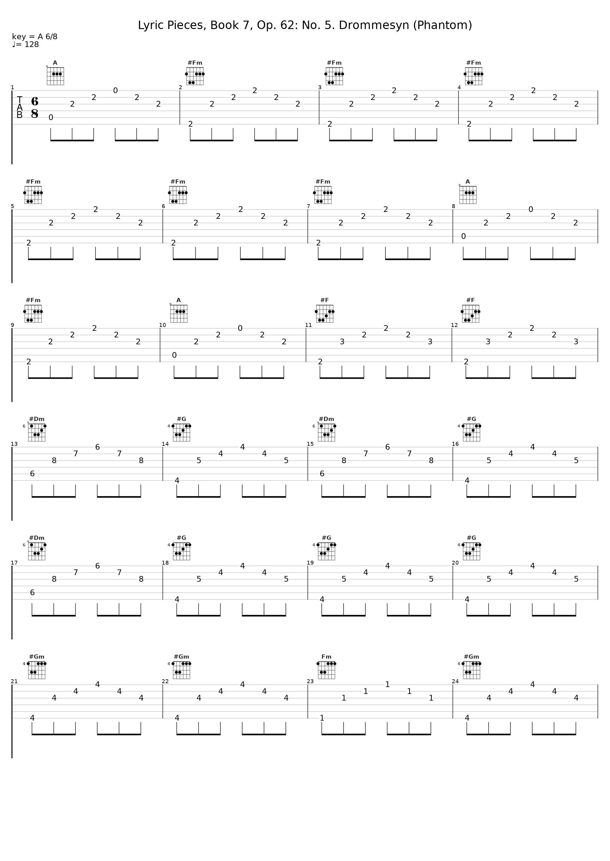 Lyric Pieces, Book 7, Op. 62: No. 5. Drommesyn (Phantom)_Marián Lapšanský_1