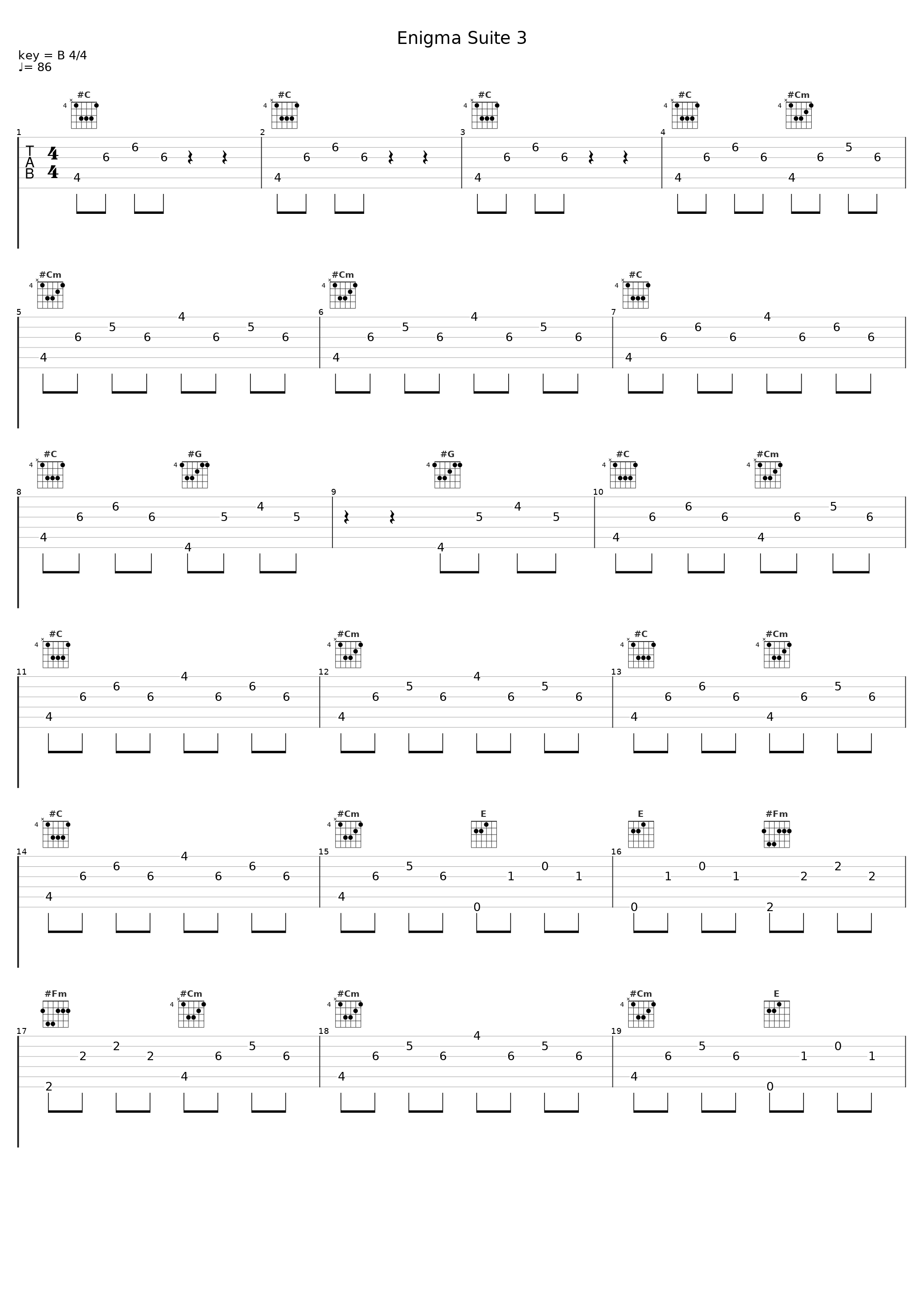 Enigma Suite 3_キセノンP,初音未来,镜音铃,镜音连,巡音流歌_1