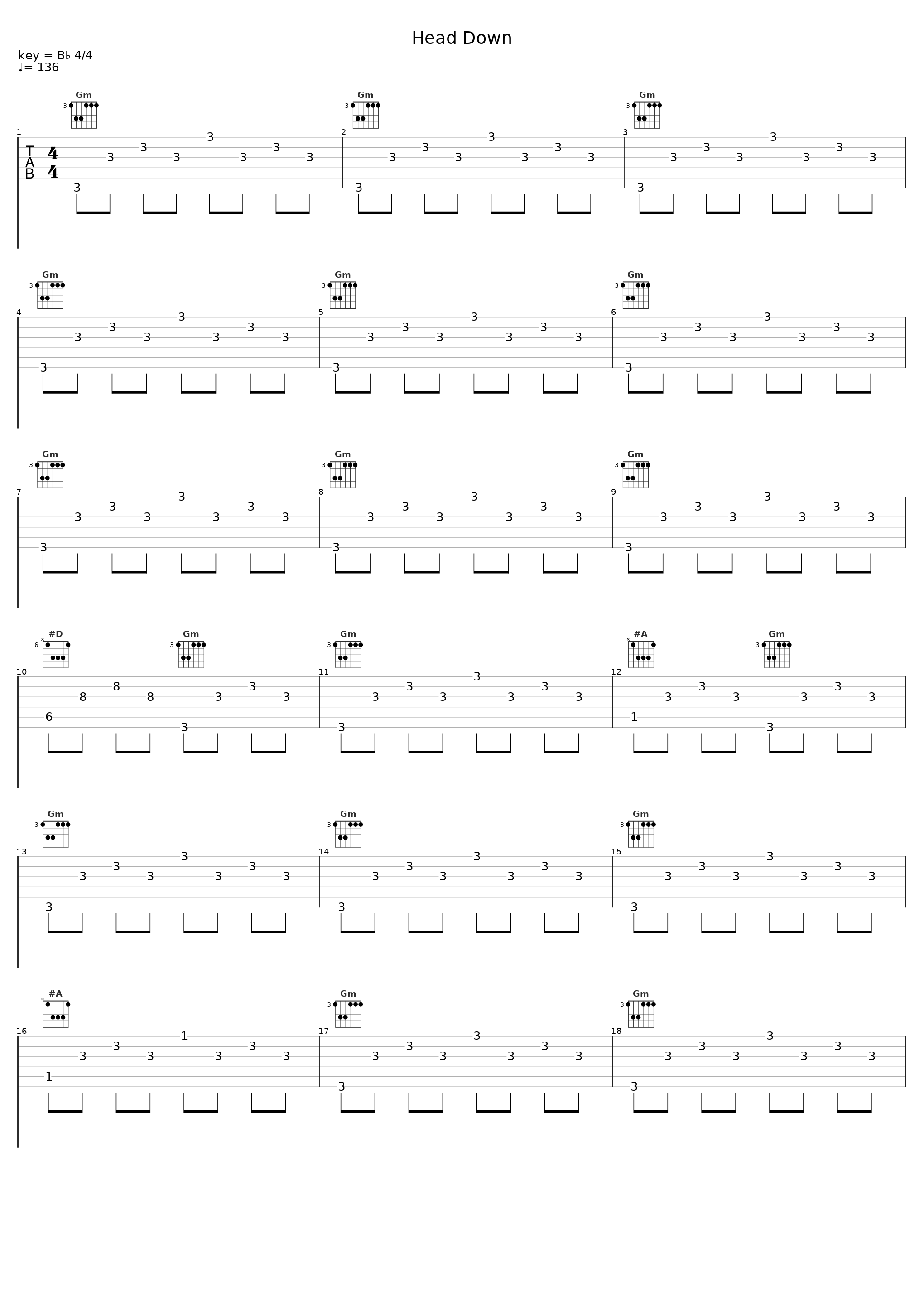 Head Down_Shorii,Sylvan LaCue_1