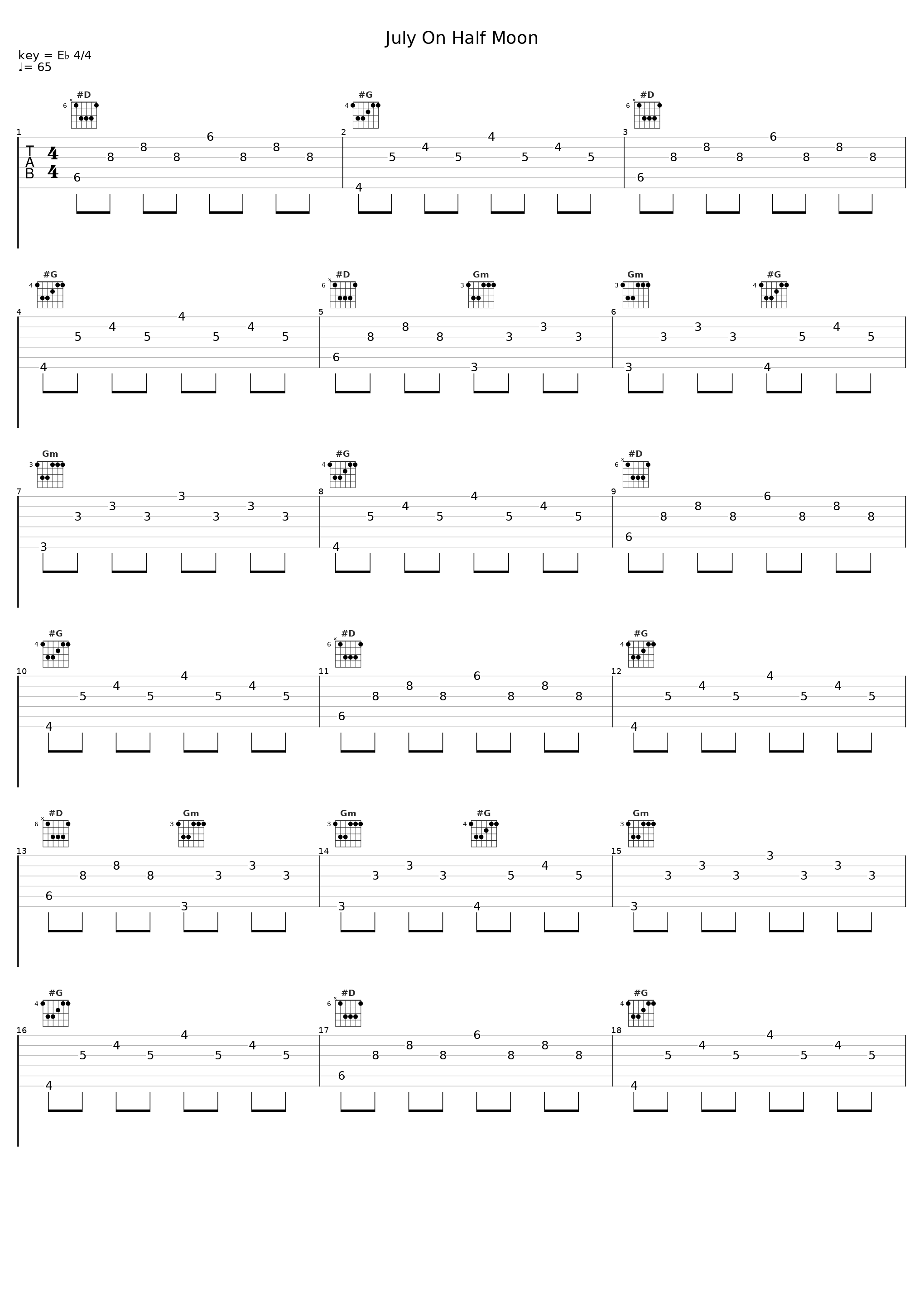 July On Half Moon_Wool Strings_1