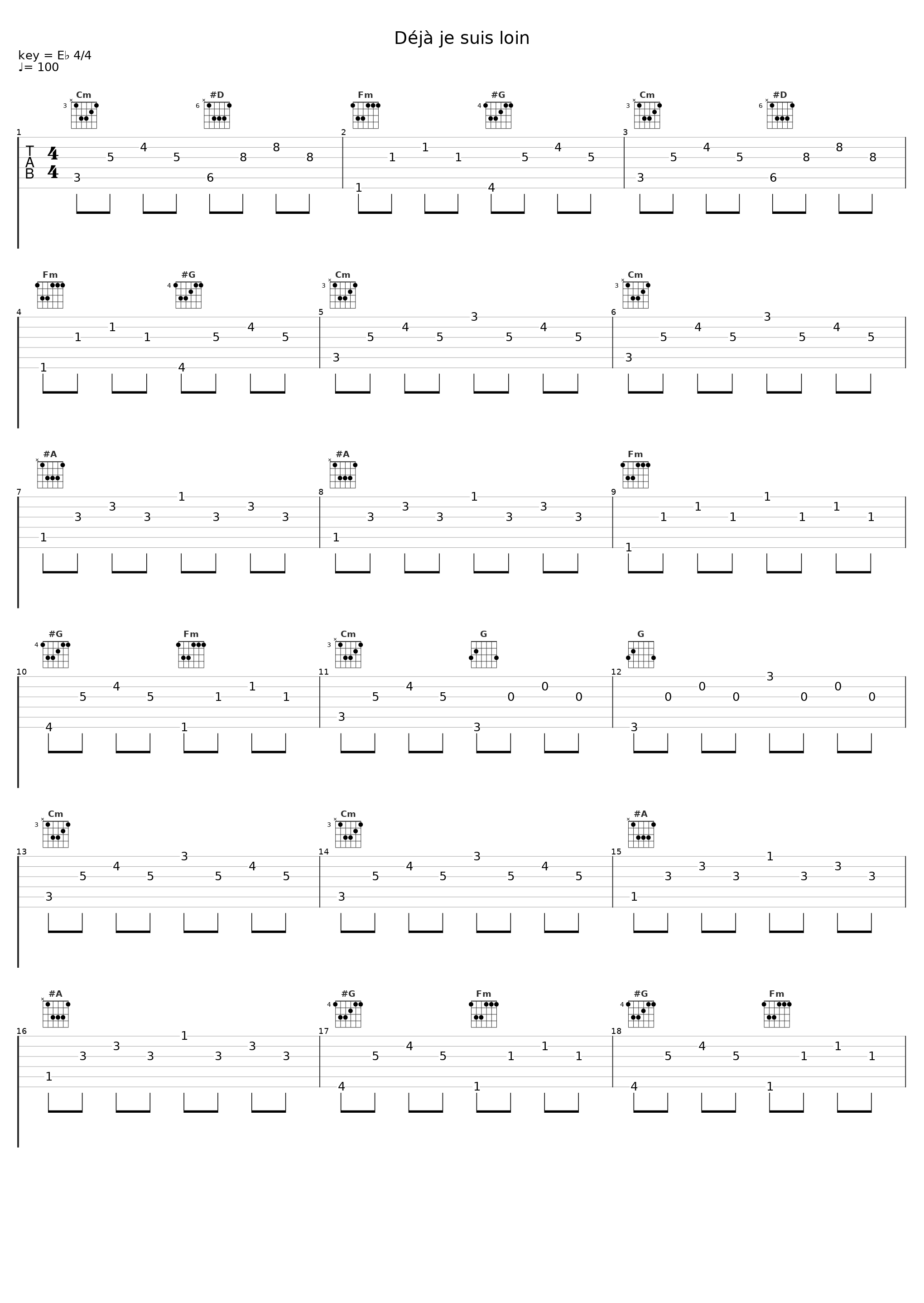 Déjà je suis loin_Michel Berger_1