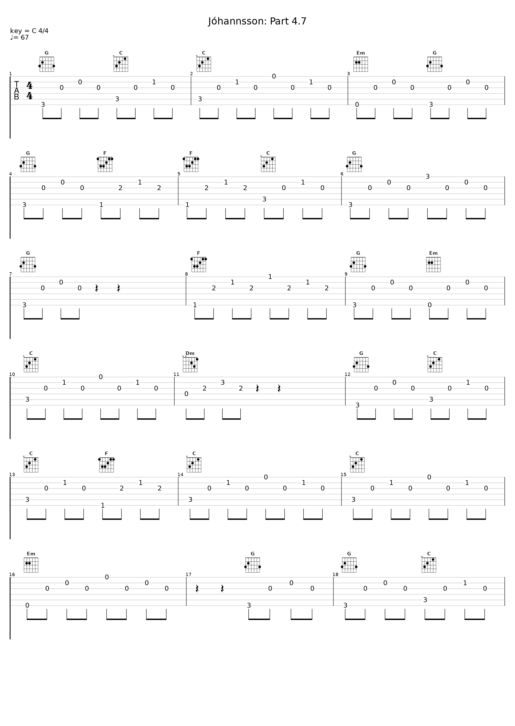 Jóhannsson: Part 4.7_Jóhann Jóhannsson,Guðmundur Sigurðsson,Hörður Bragason,Skúli Sverrisson,Matthías M.D. Hemstock,Caput Ensemble,Guðni Franzson_1