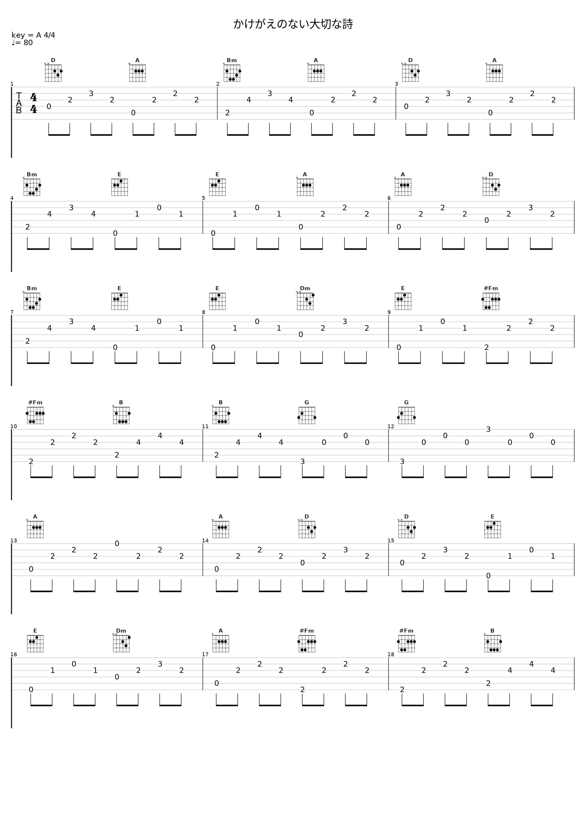 かけがえのない大切な詩_V.A._1