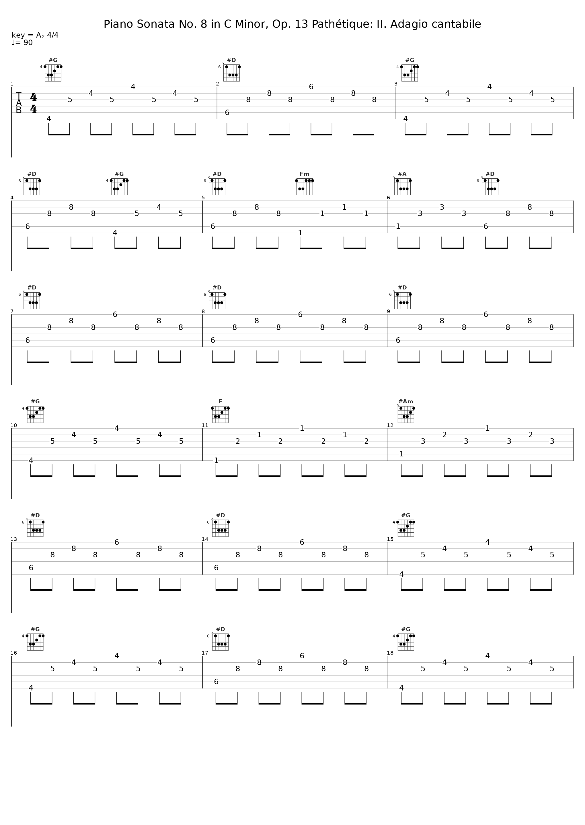 Piano Sonata No. 8 in C Minor, Op. 13 Pathétique: II. Adagio cantabile_François-Frédéric Guy,Ludwig van Beethoven_1