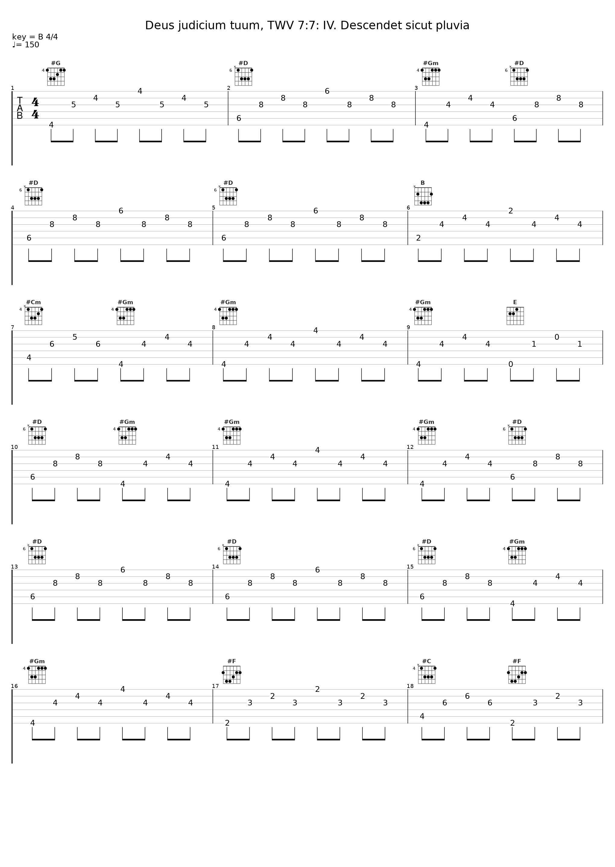 Deus judicium tuum, TWV 7:7: IV. Descendet sicut pluvia_Arsys Bourgogne,Harmonie Universelle,Georg Philipp Telemann_1