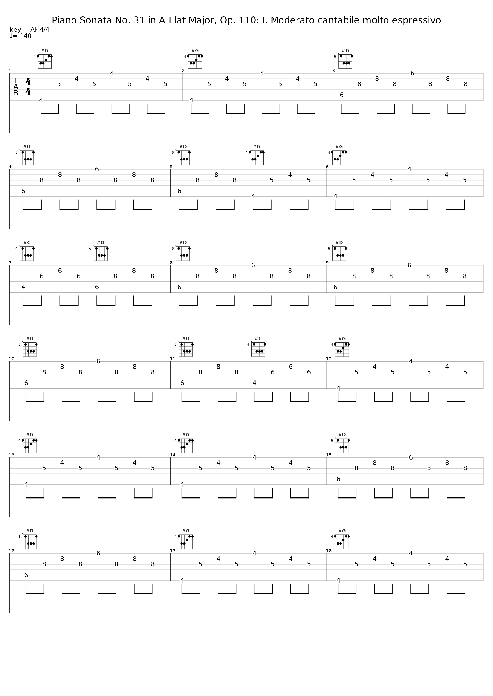 Piano Sonata No. 31 in A-Flat Major, Op. 110: I. Moderato cantabile molto espressivo_François-Frédéric Guy,Ludwig van Beethoven_1