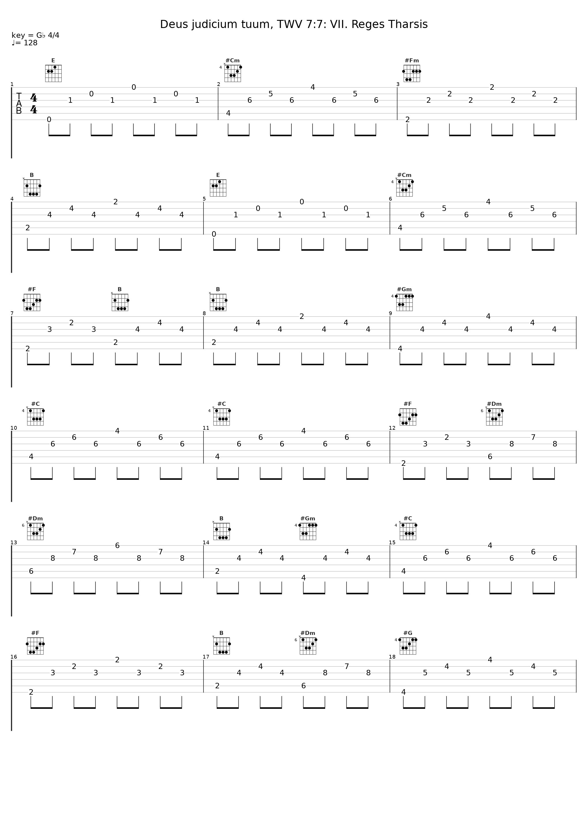 Deus judicium tuum, TWV 7:7: VII. Reges Tharsis_Arsys Bourgogne,Harmonie Universelle,Georg Philipp Telemann_1