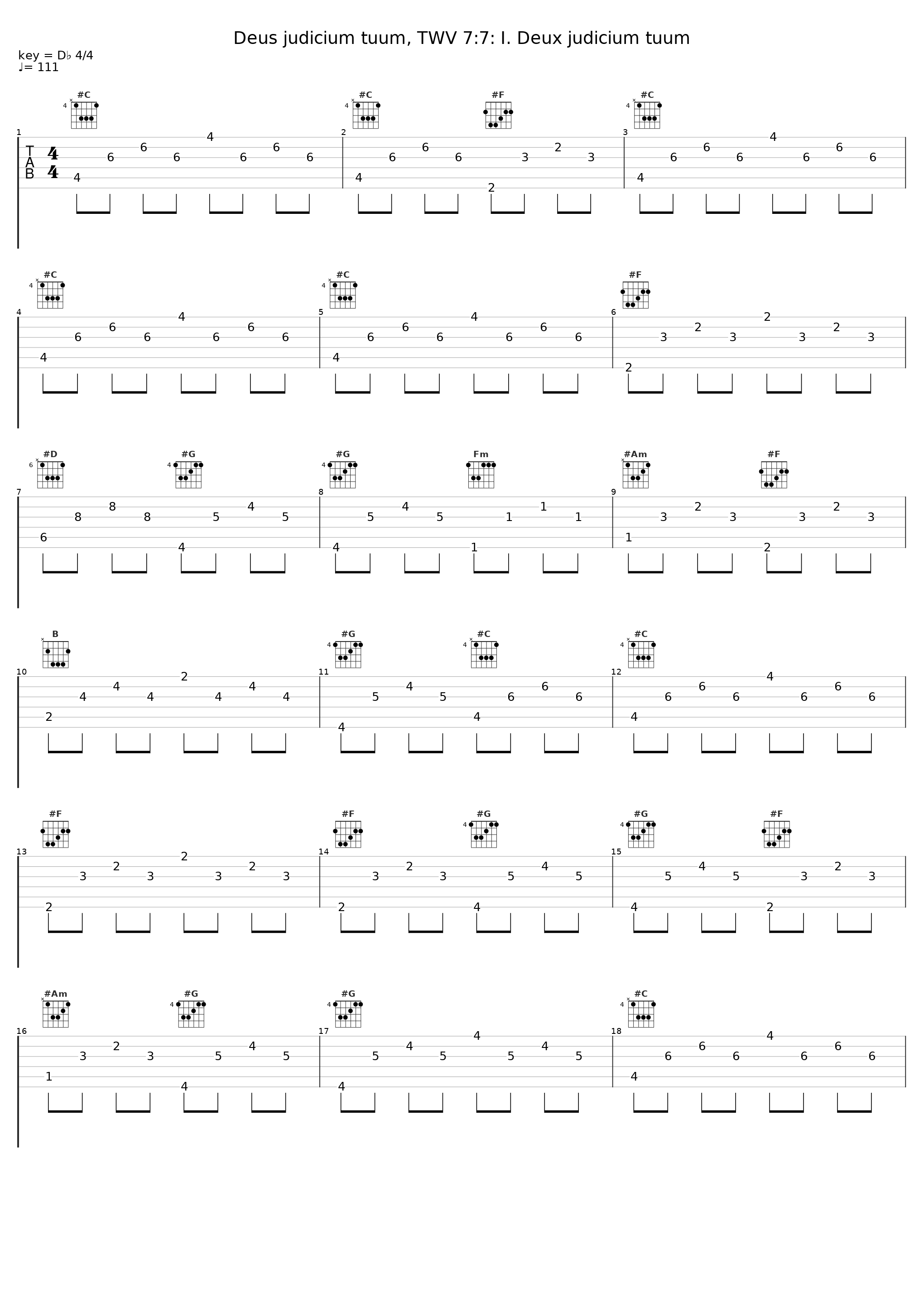 Deus judicium tuum, TWV 7:7: I. Deux judicium tuum_Arsys Bourgogne,Harmonie Universelle,Georg Philipp Telemann_1