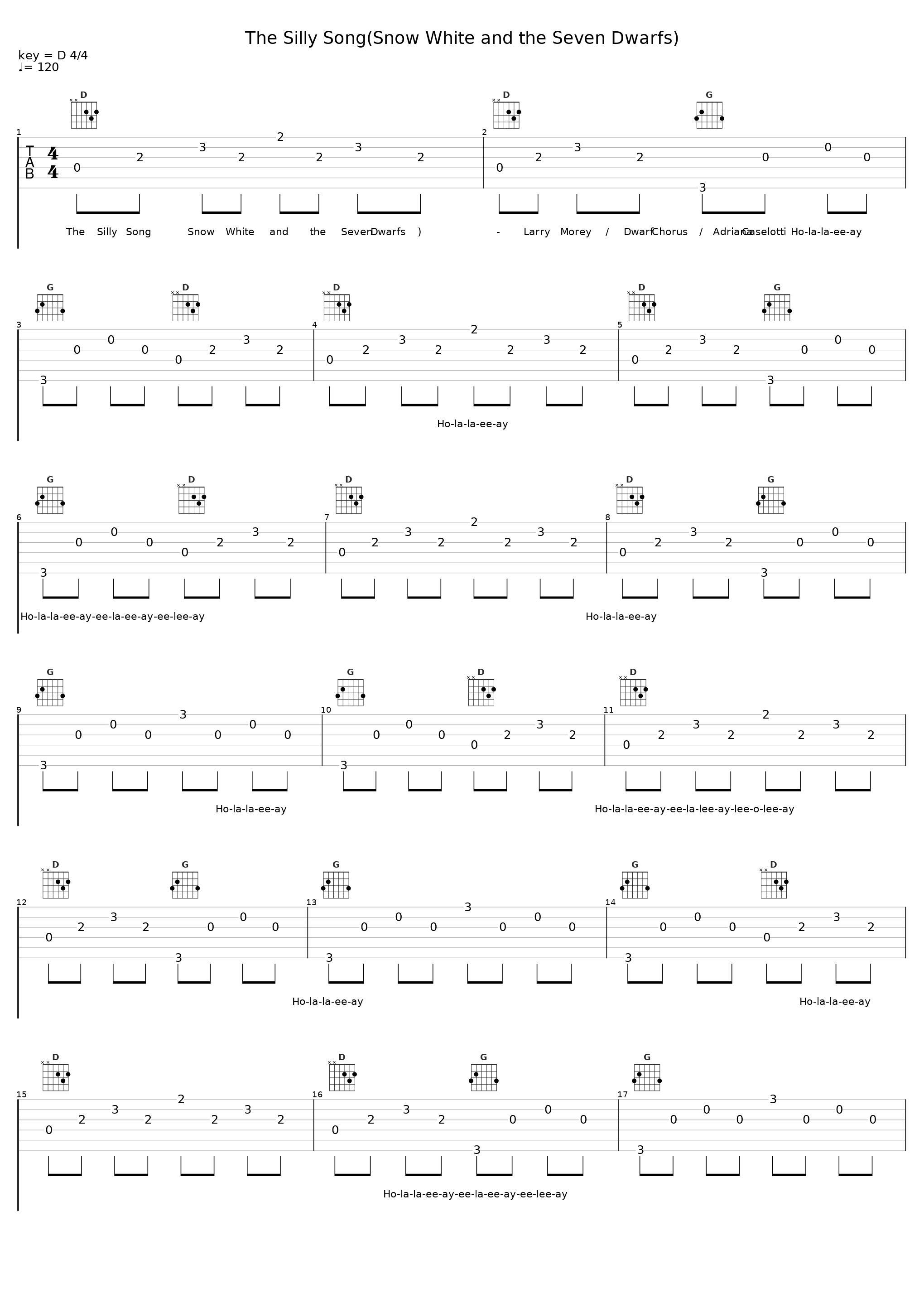 The Silly Song(Snow White and the Seven Dwarfs)_Larry Morey,Dwarf Chorus,Adriana Caselotti_1