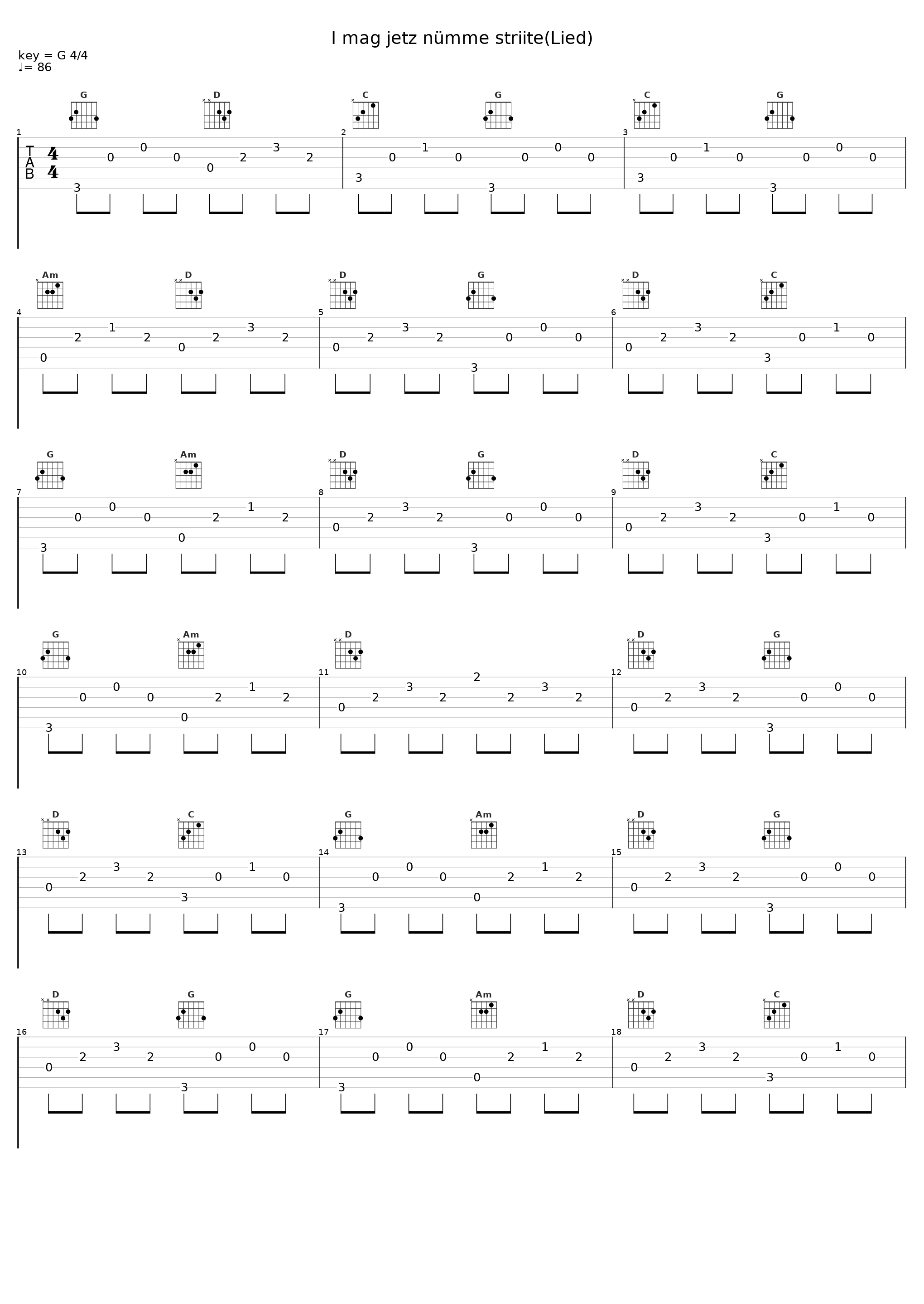 I mag jetz nümme striite(Lied)_Linard Bardill_1