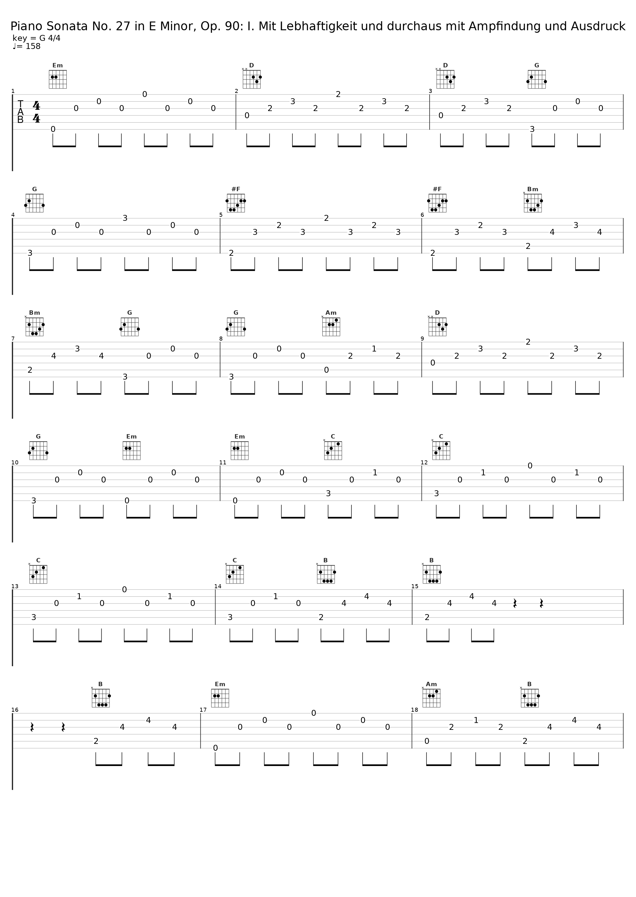 Piano Sonata No. 27 in E Minor, Op. 90: I. Mit Lebhaftigkeit und durchaus mit Ampfindung und Ausdruck_François-Frédéric Guy,Ludwig van Beethoven_1