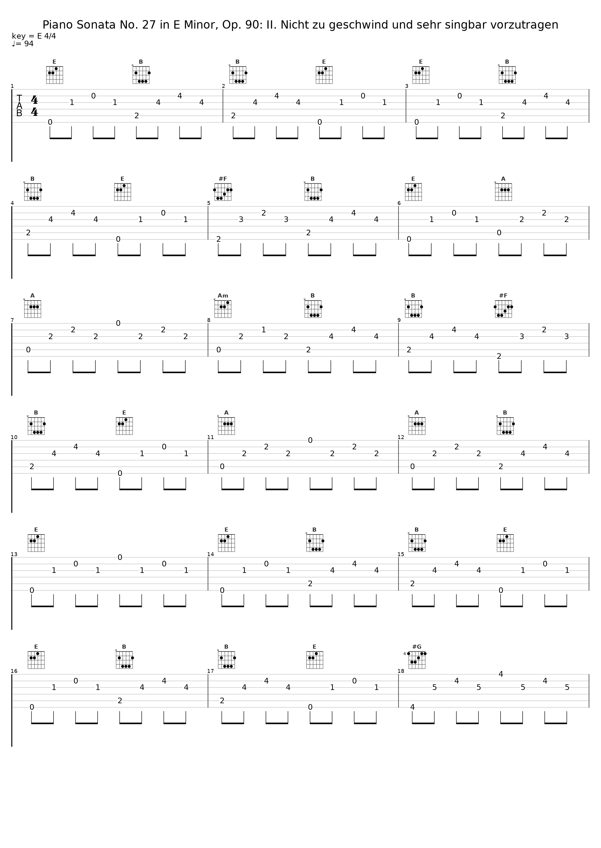 Piano Sonata No. 27 in E Minor, Op. 90: II. Nicht zu geschwind und sehr singbar vorzutragen_François-Frédéric Guy,Ludwig van Beethoven_1