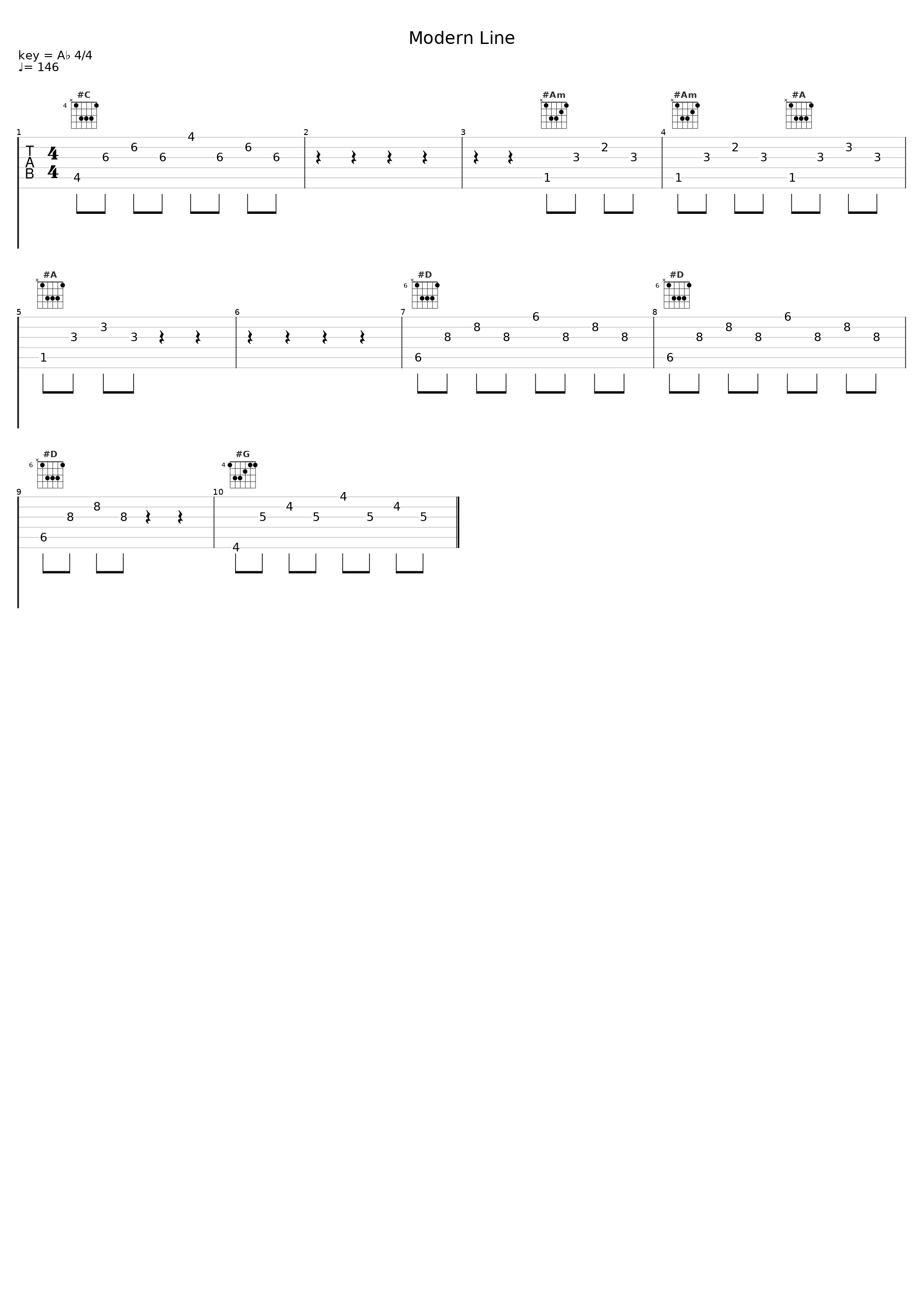 Modern Line_菅野洋子_1