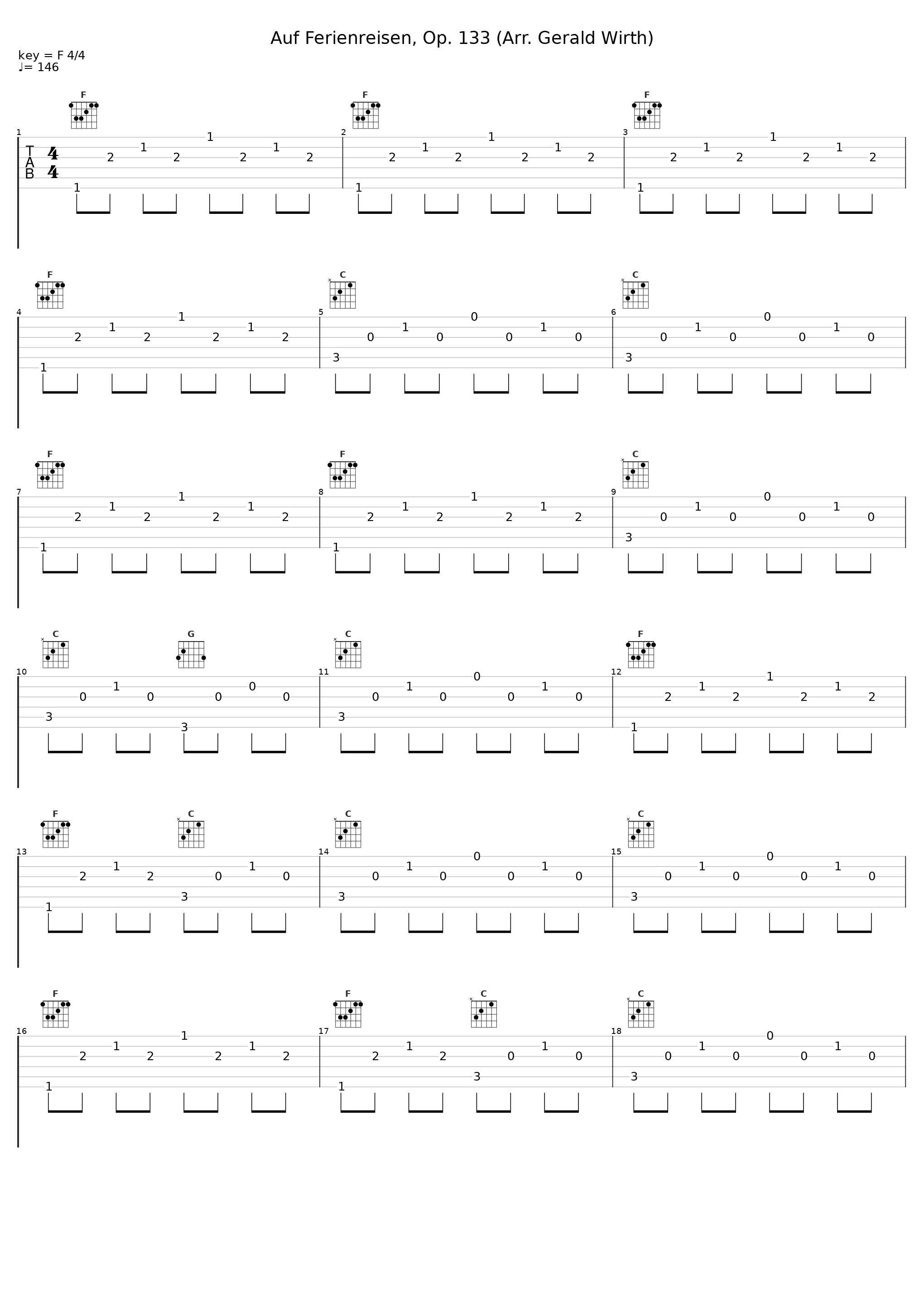 Auf Ferienreisen, Op. 133 (Arr. Gerald Wirth)_Wiener Sängerknaben,Gerald Wirth,Salonorchester Alt Wien_1