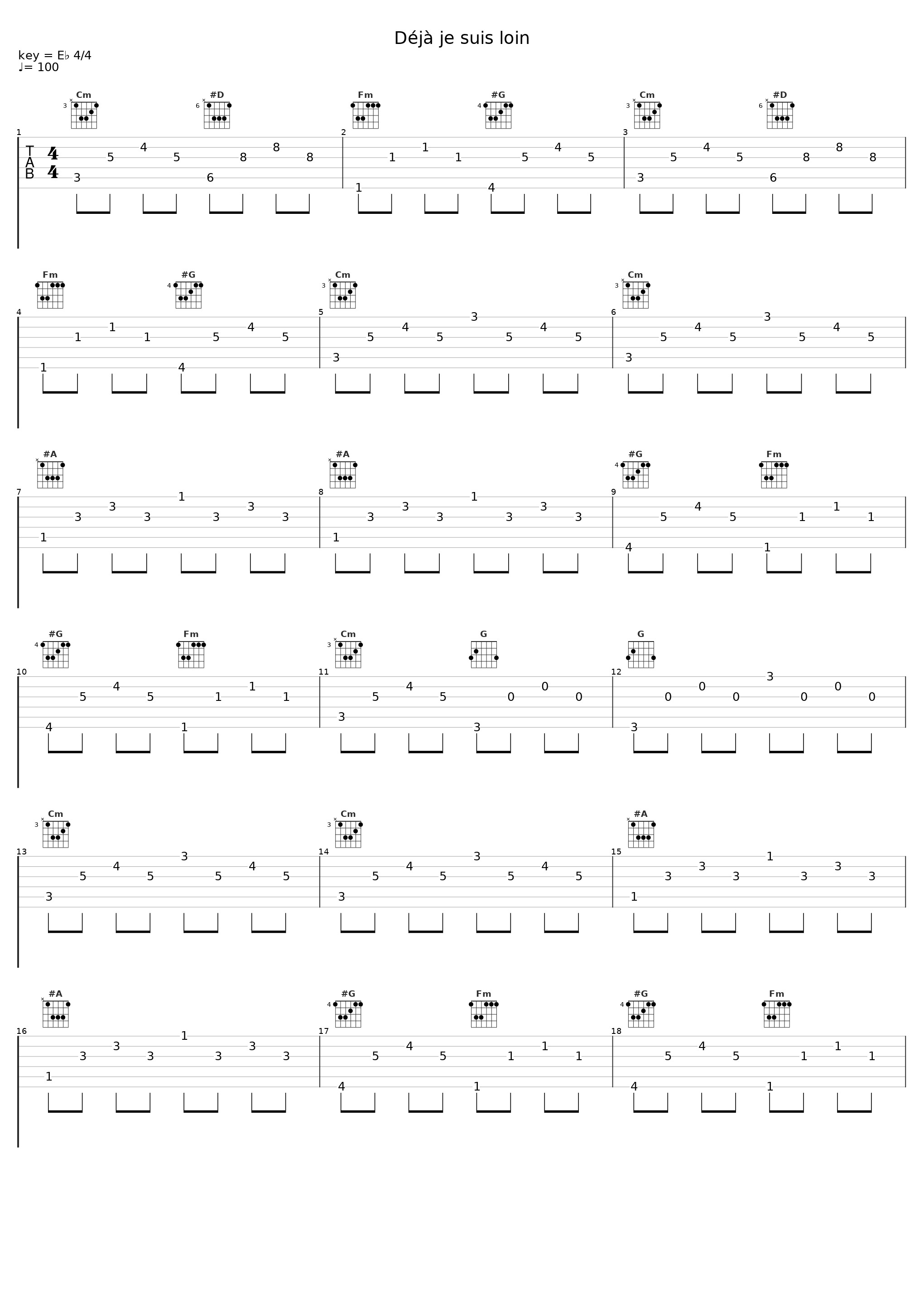 Déjà je suis loin_Michel Berger_1